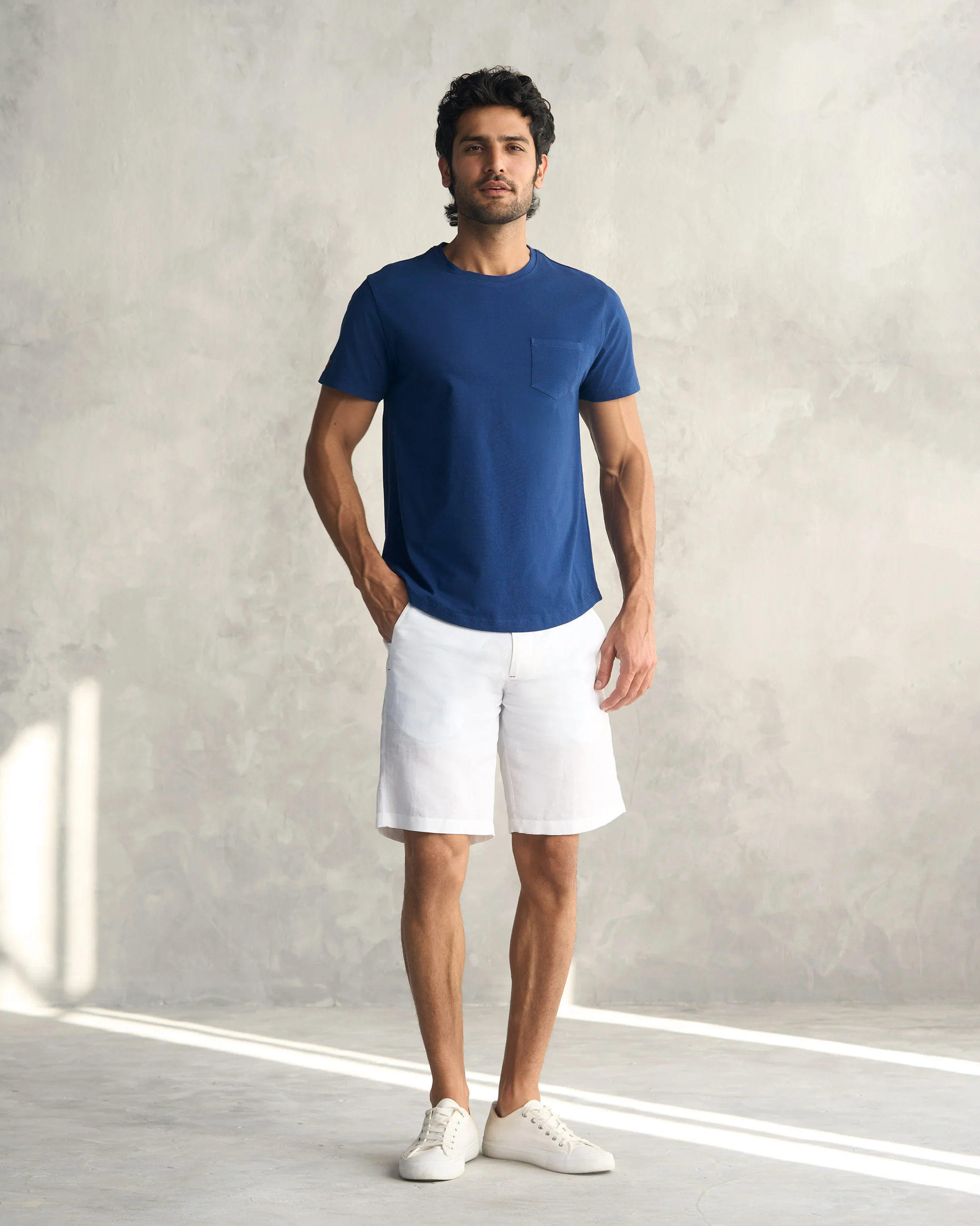 Pocket T-shirt - Navy - Image 4