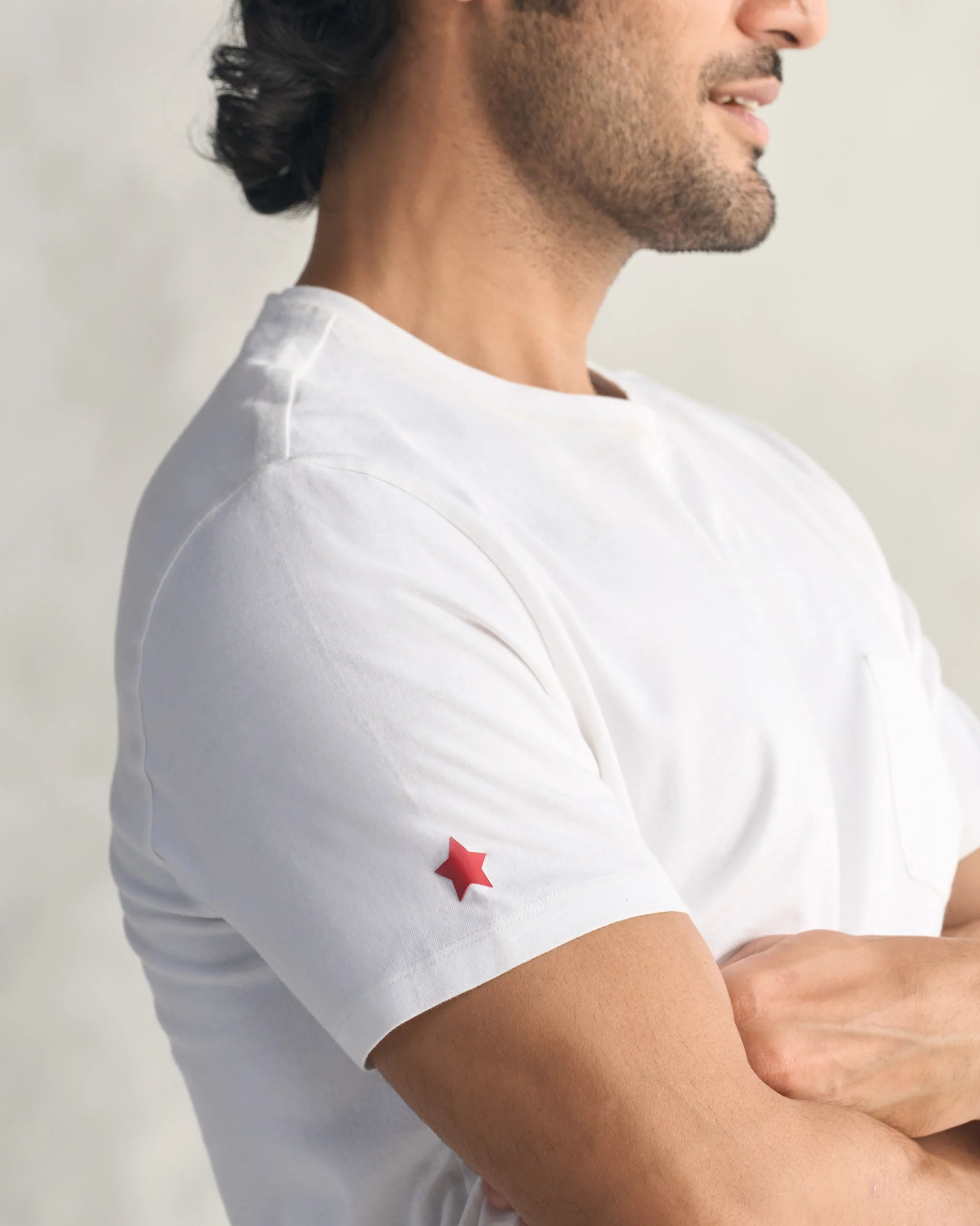 Pocket T-shirt - White - Image 2