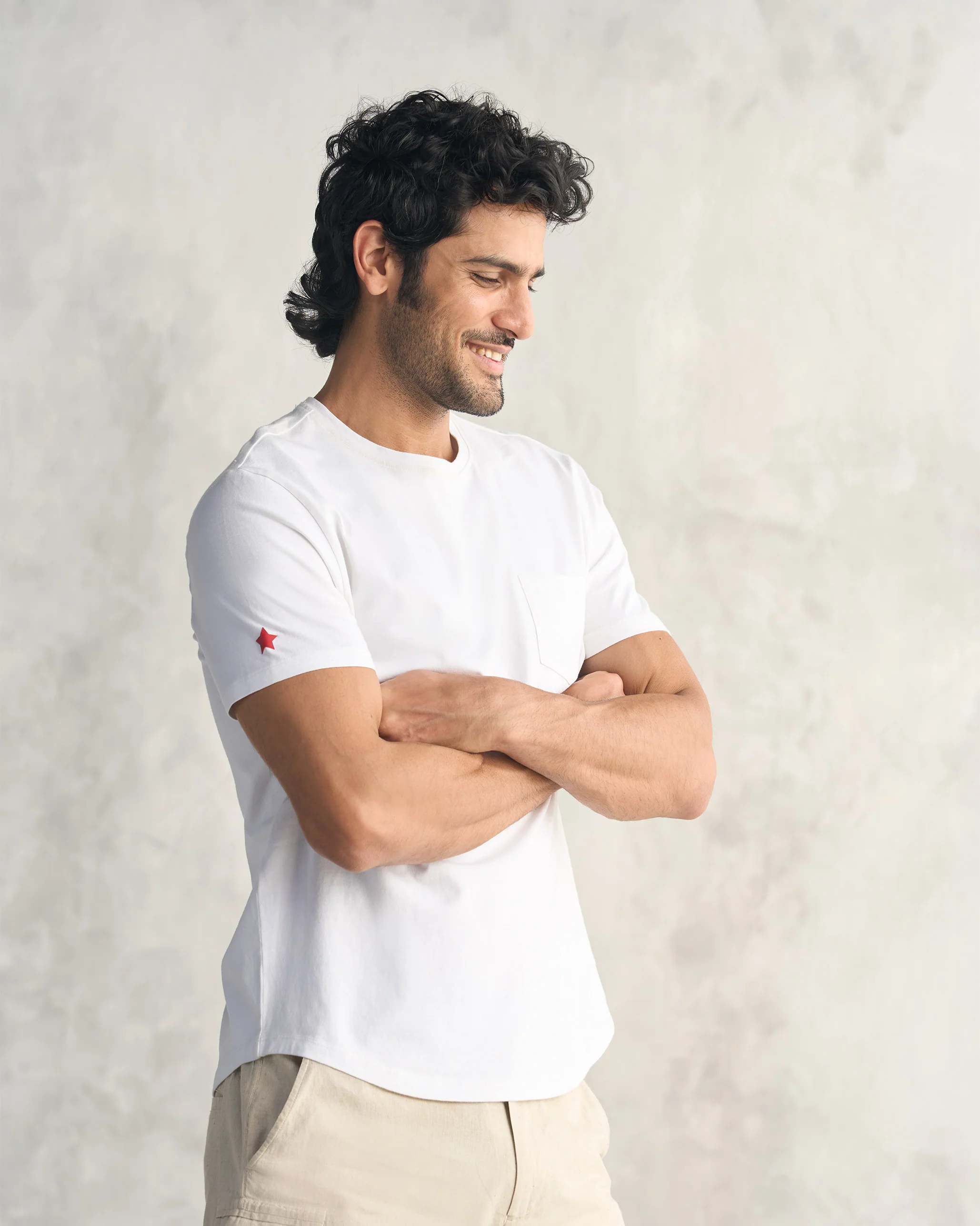 Pocket T-shirt - White - Image 4
