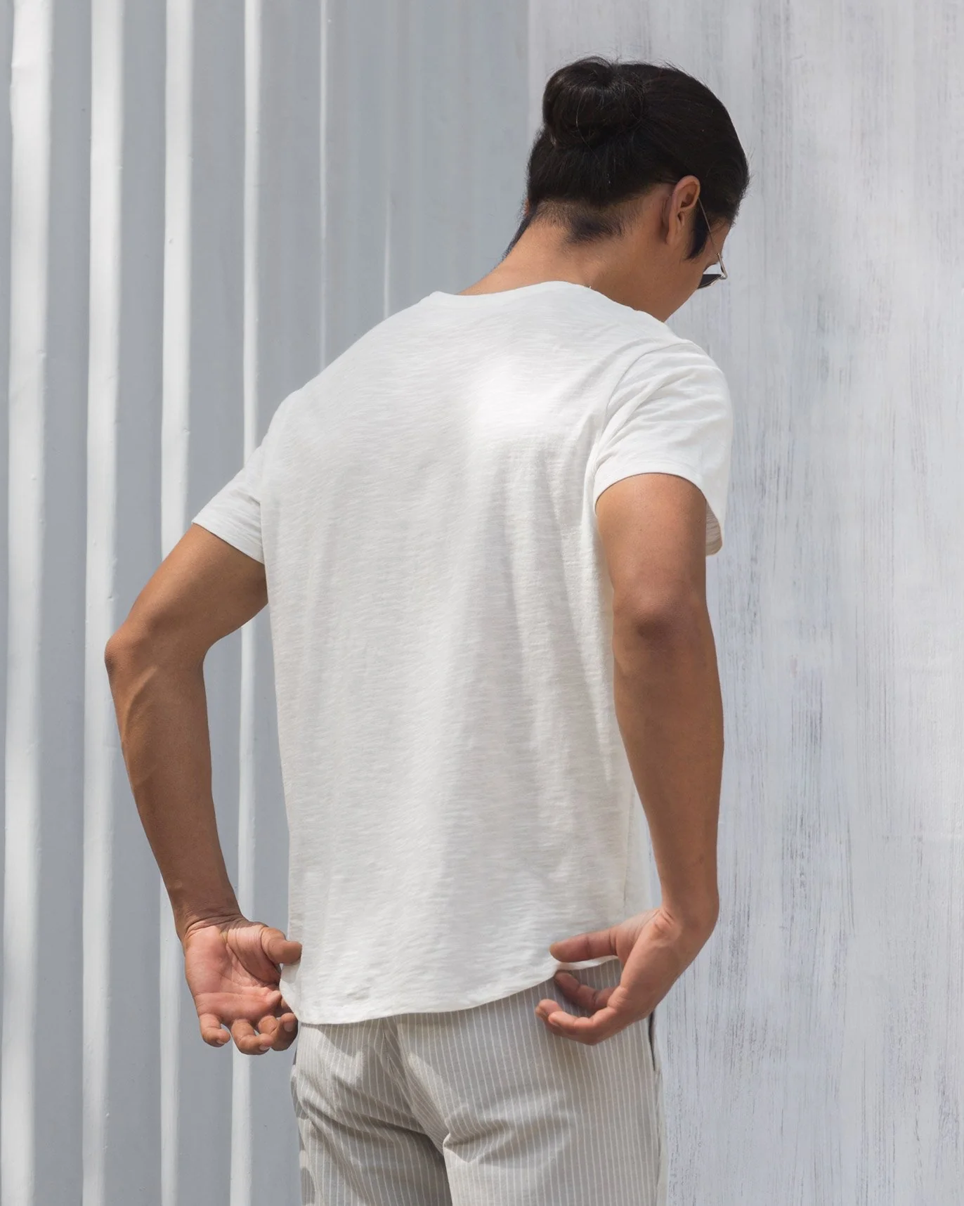 Pocket T-shirt - White - Image 2