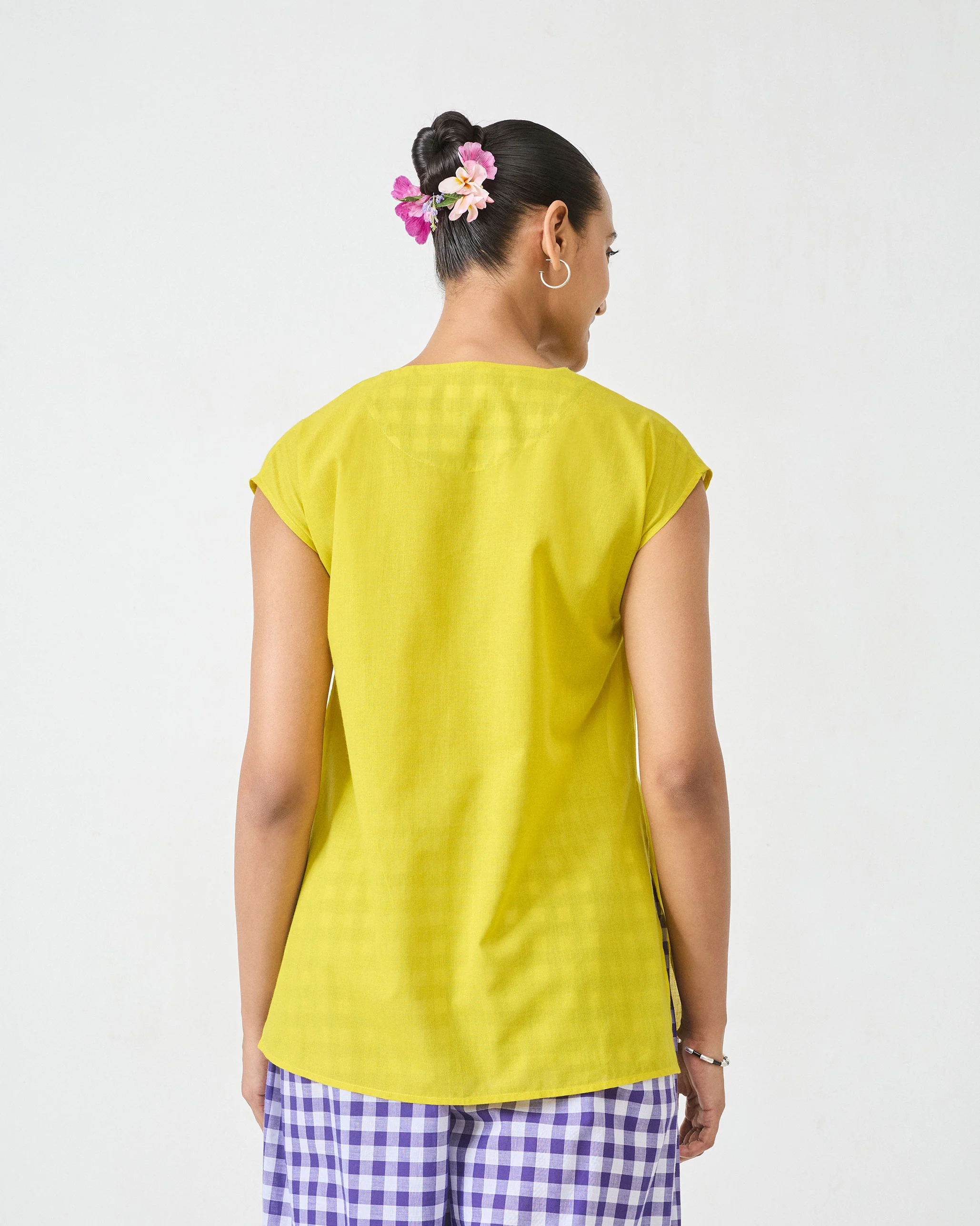 Pocket Top - Chartreuse - Image 2