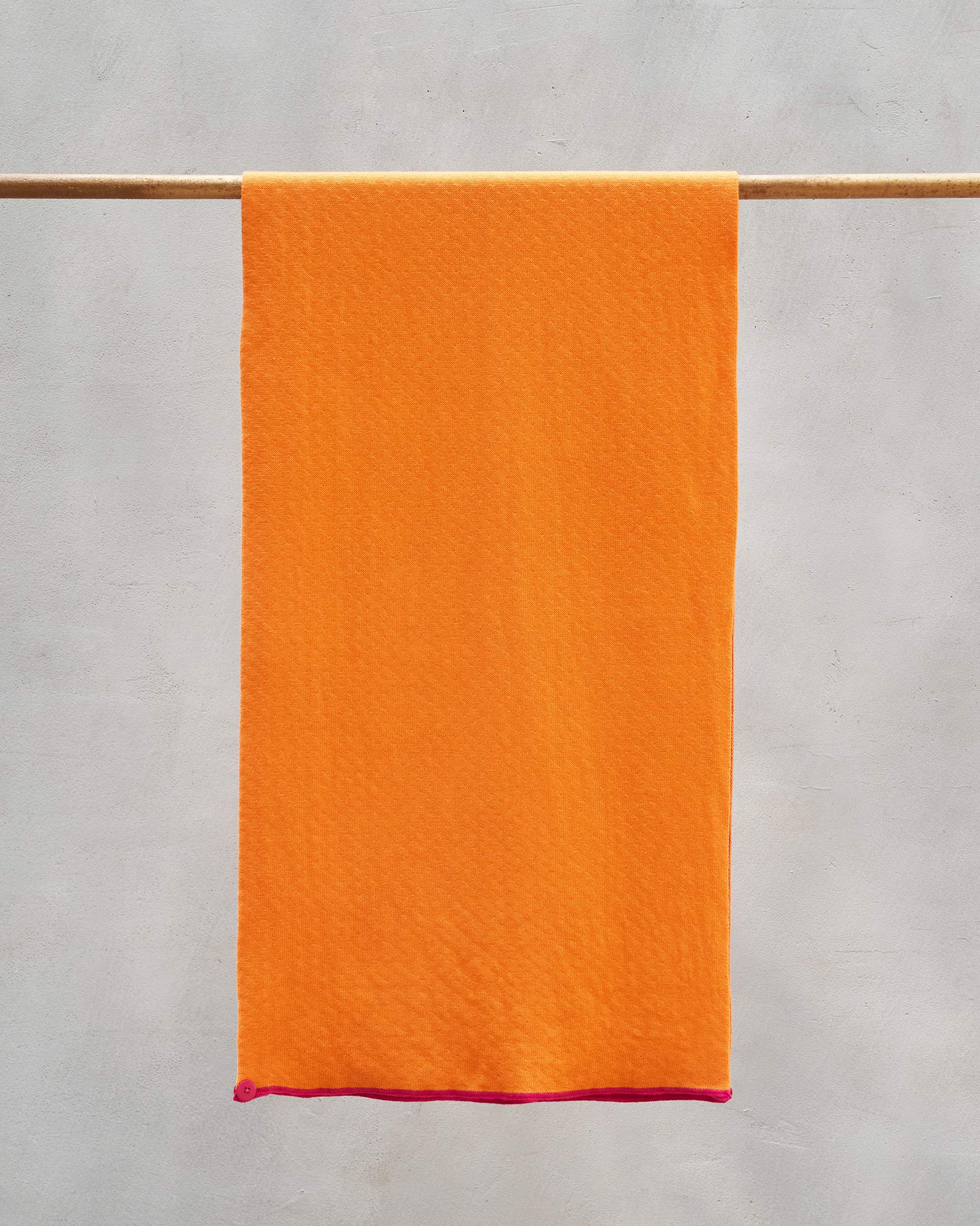 Polka Party Scarf - Orange & Fuchsia - Image 3