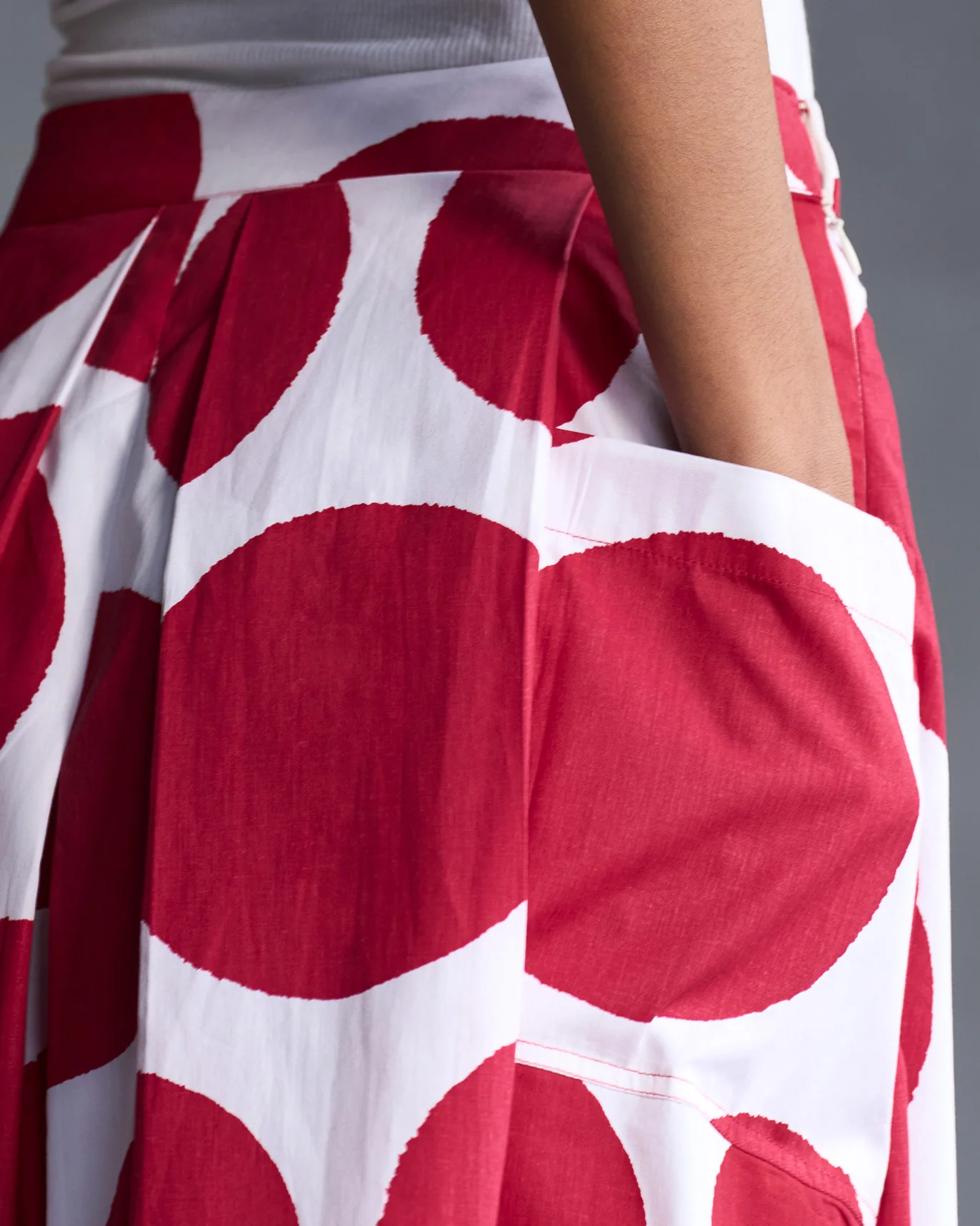Polka Skorts - Red & White - Image 2