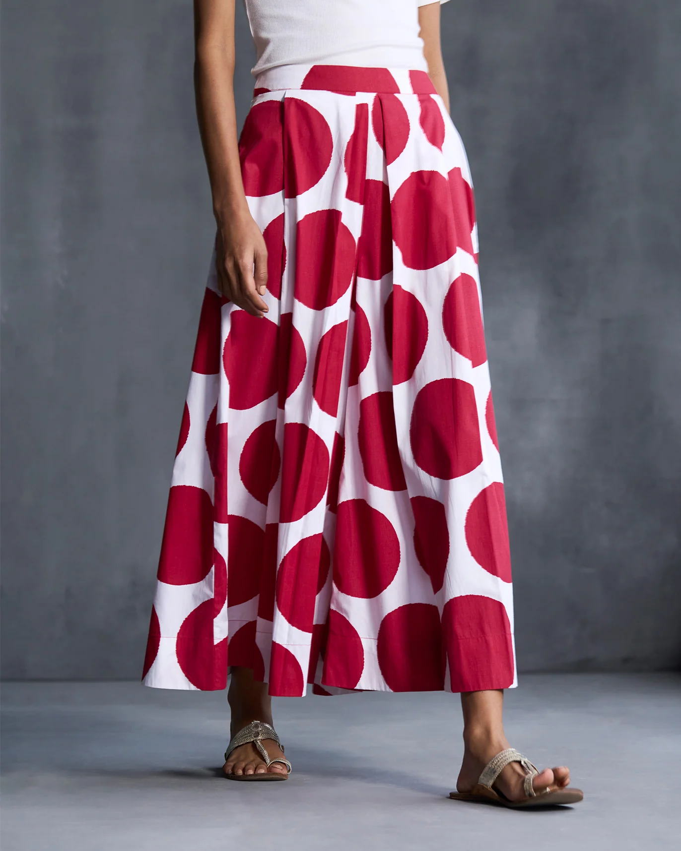 Polka Skorts - Red & White - Image 3