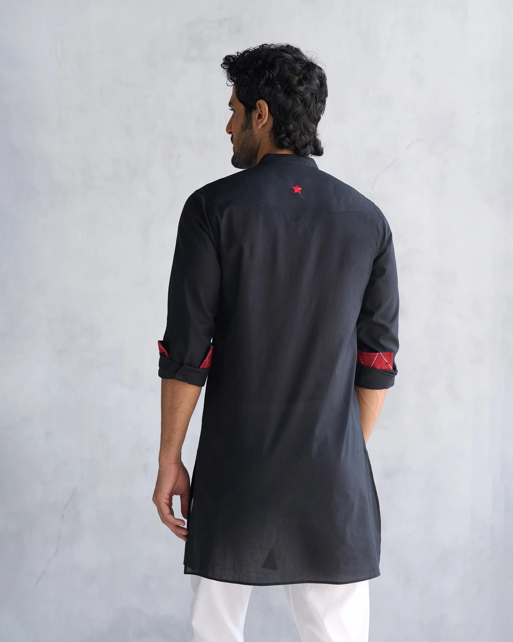 Pondicherry Kurta - Black - Image 5