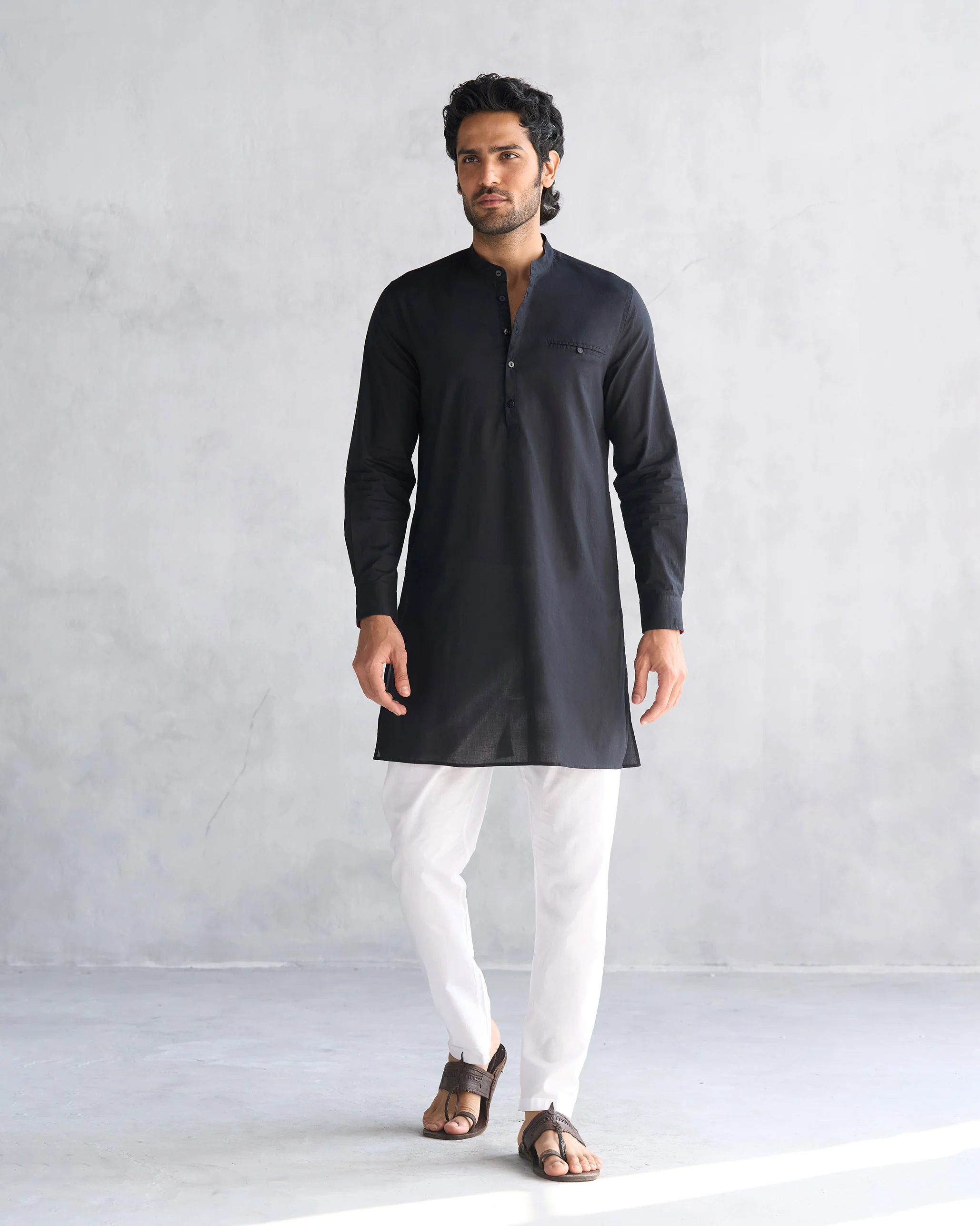 Pondicherry Kurta - Black - Image 6