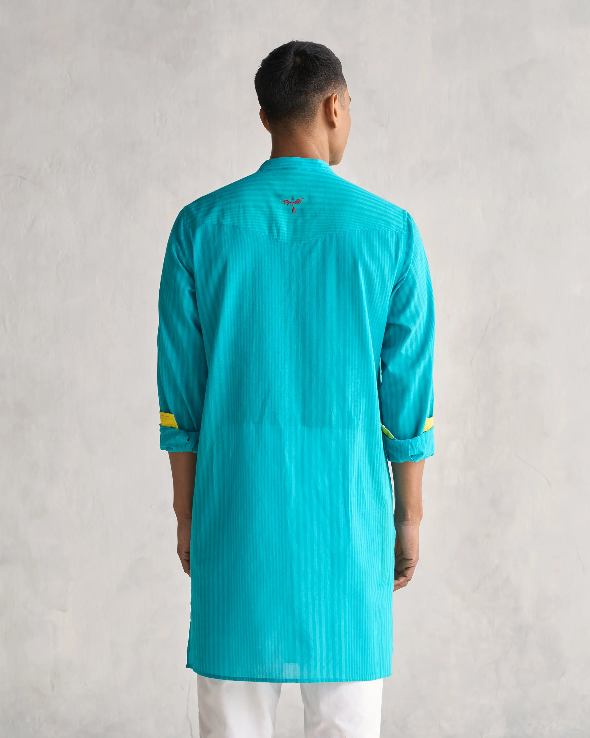 Pondicherry Kurta - Blue - Image 6
