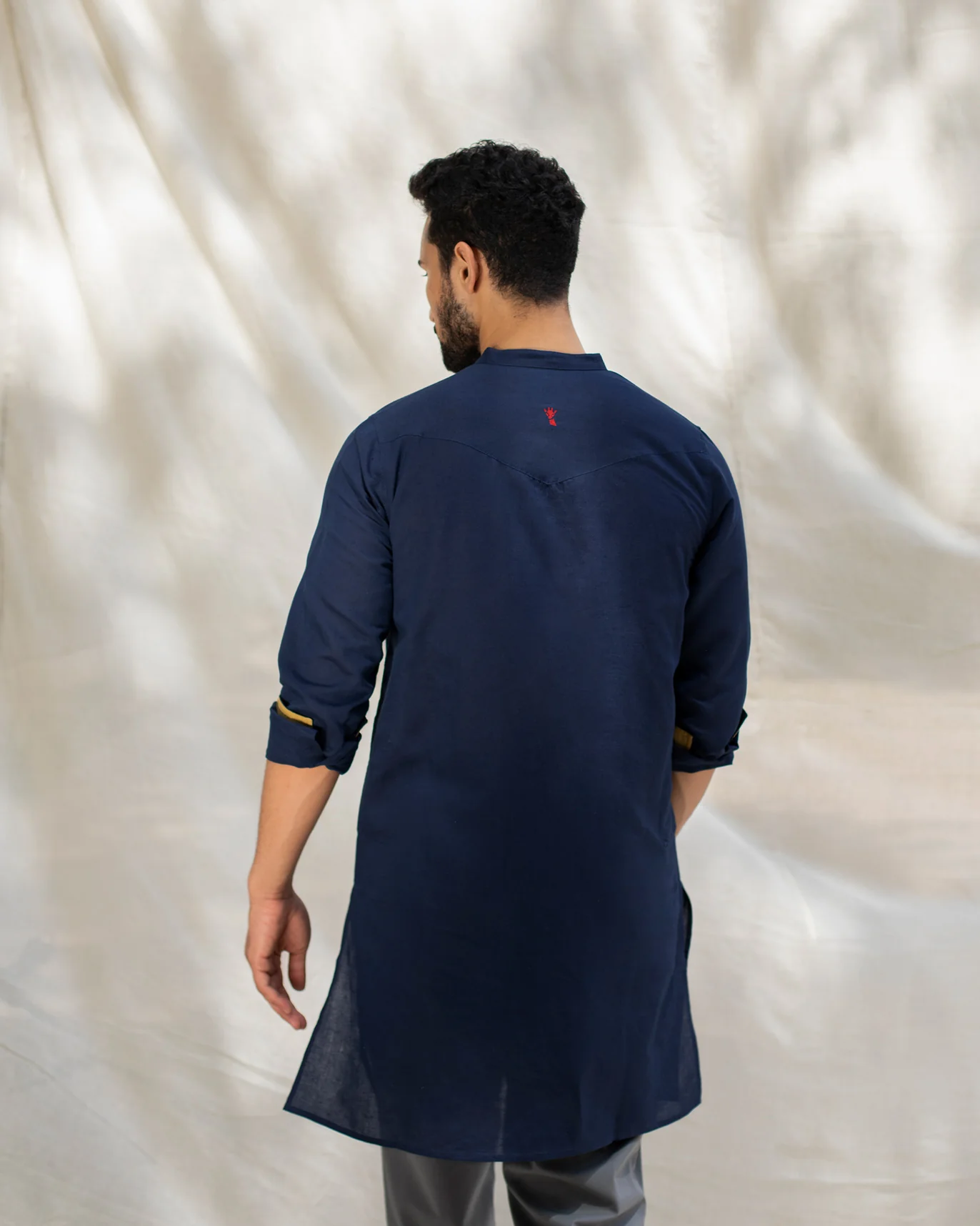 Pondicherry Kurta - Indigo - Image 3