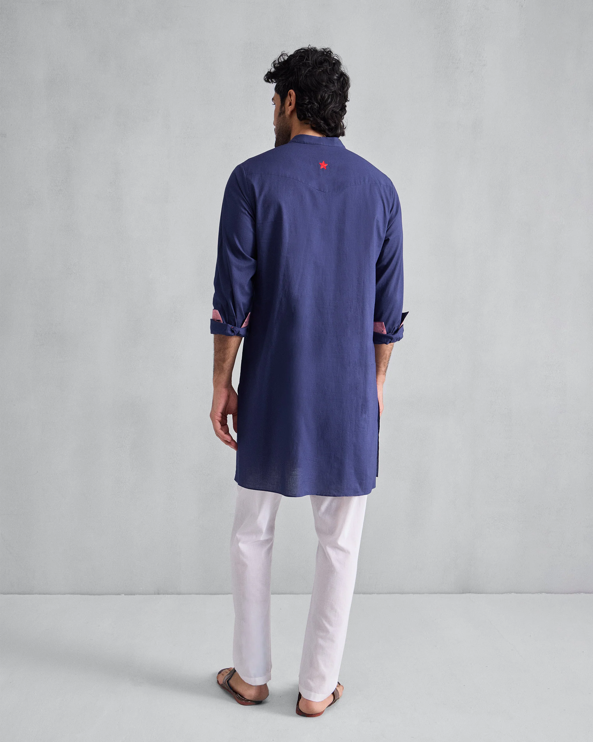 Pondicherry Kurta - Ink Blue - Image 3