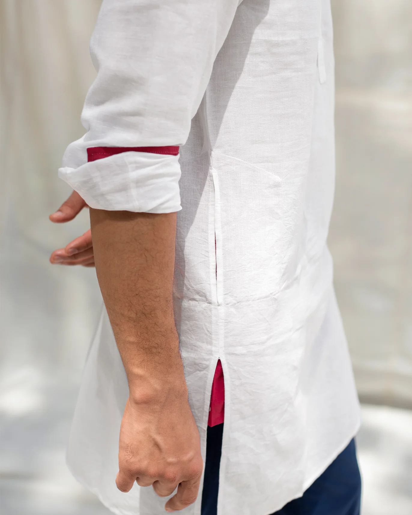 Pondicherry Kurta - White - Image 4