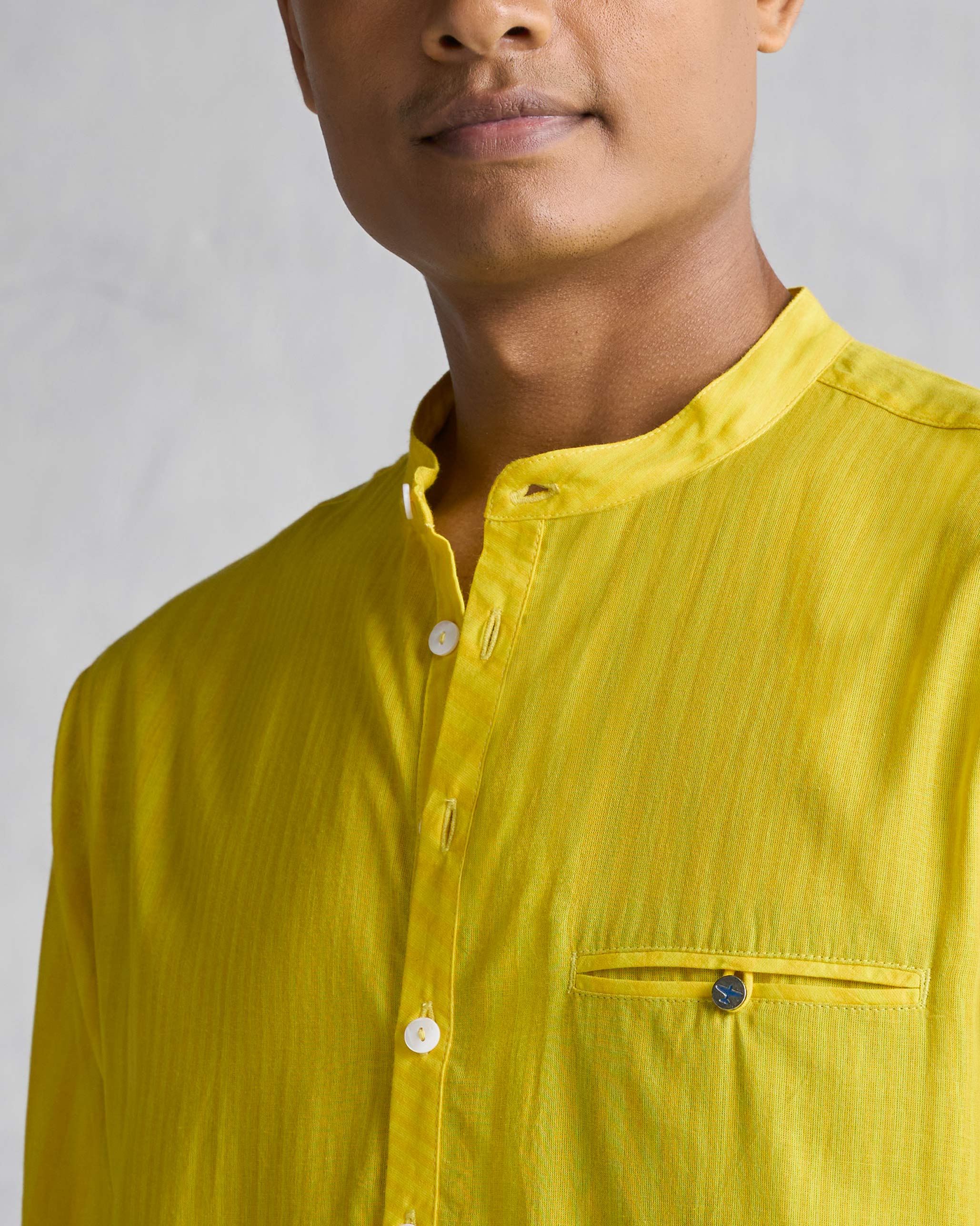 Pondicherry Kurta - Yellow - Image 2