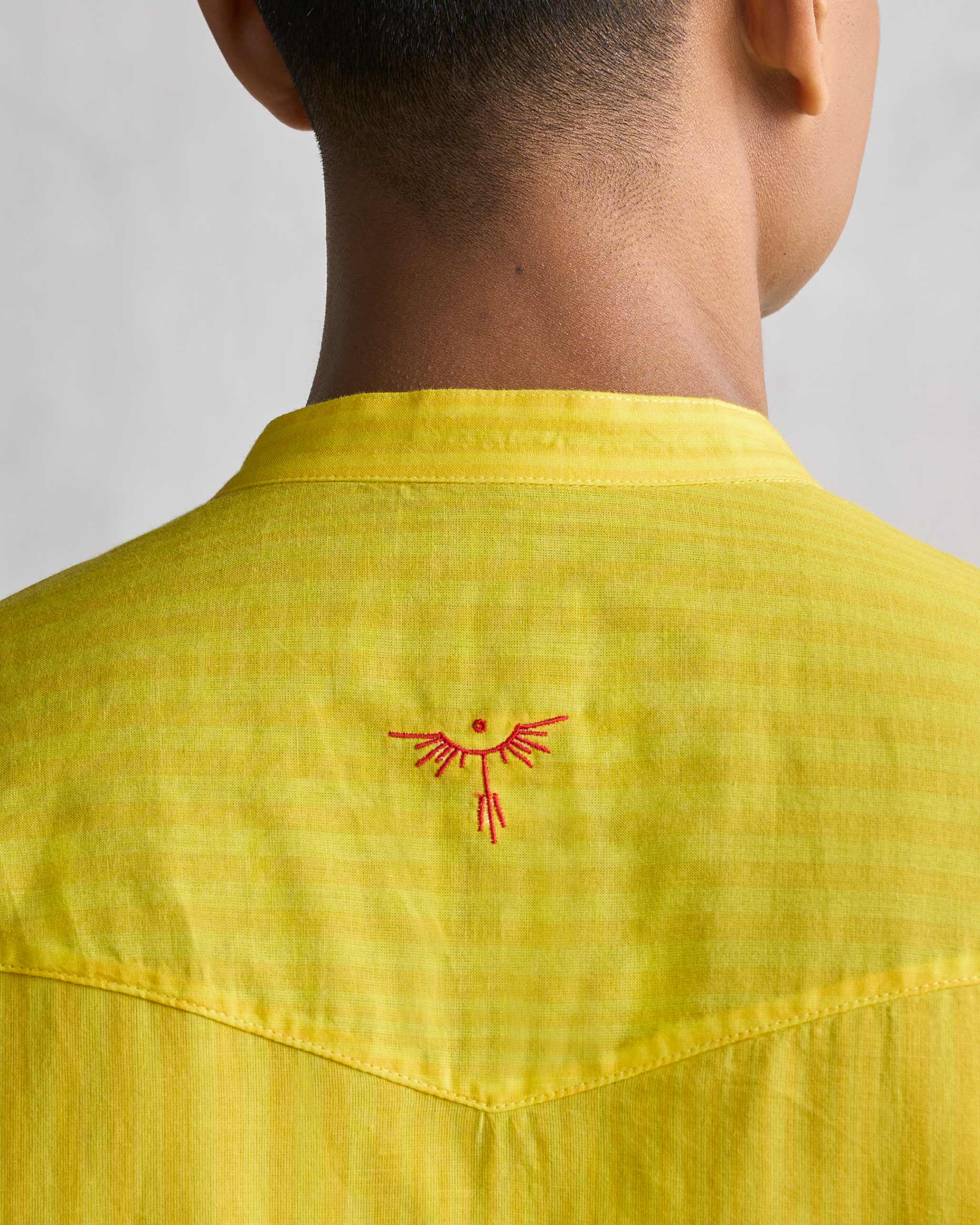 Pondicherry Kurta - Yellow - Image 3