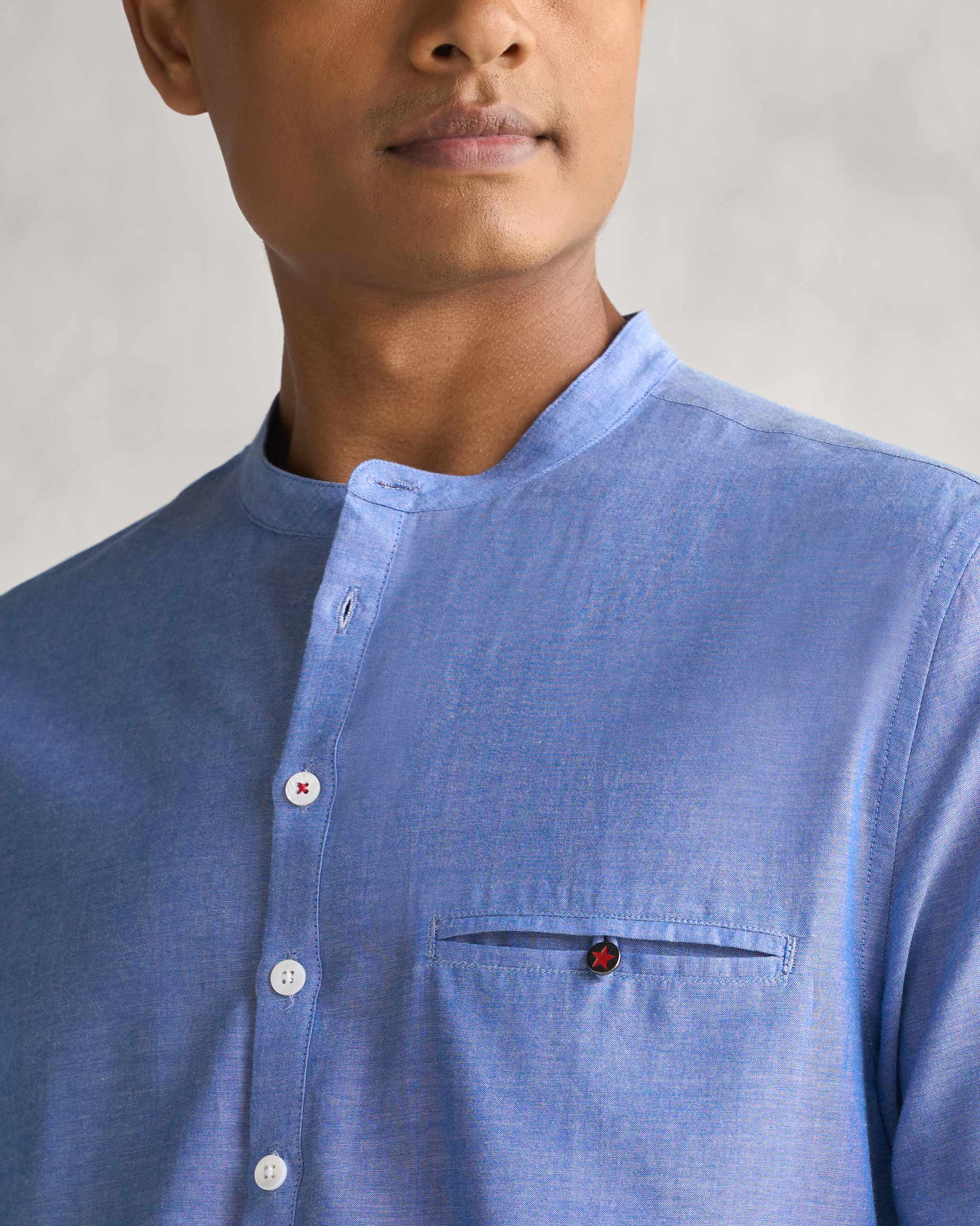 Pondicherry Shirt - Blue - Image 2