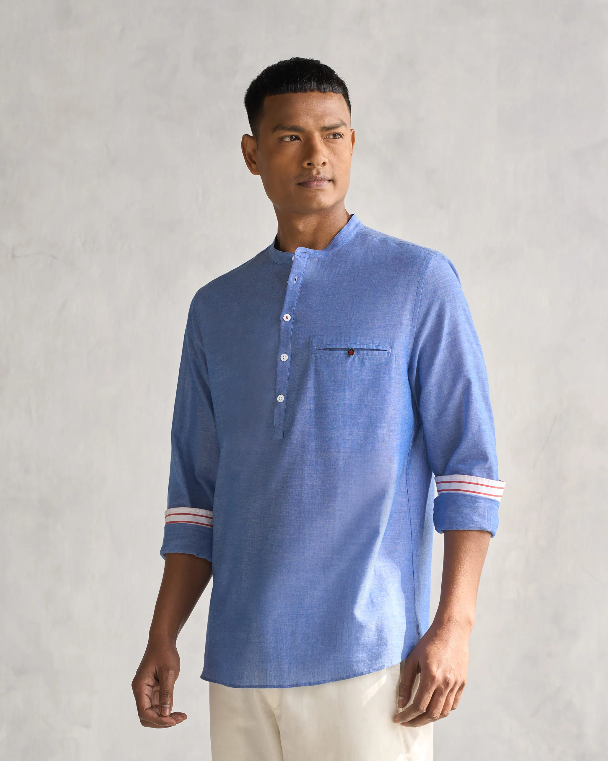 Pondicherry Shirt - Blue - Image 7