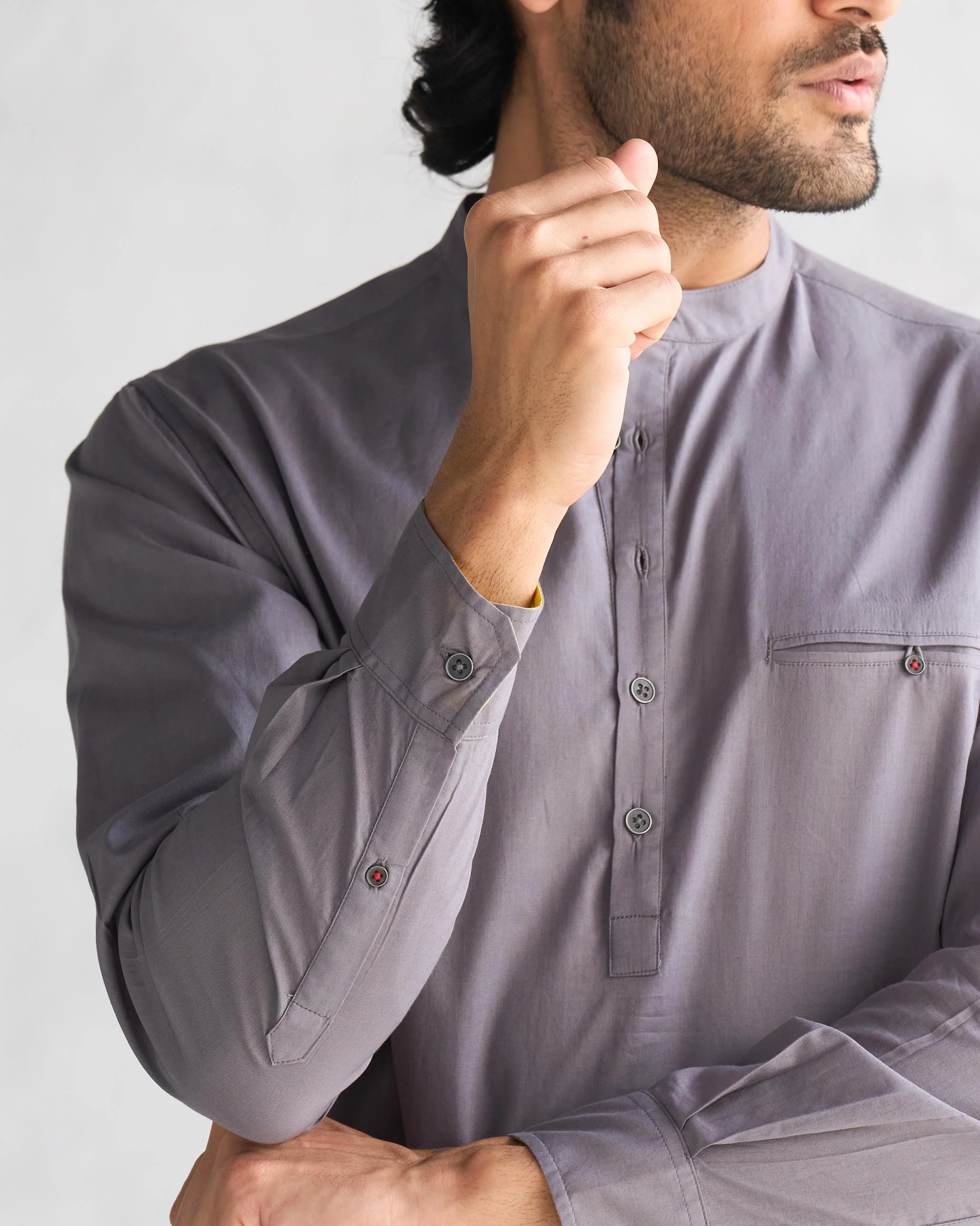 Pondicherry Shirt - Charcoal - Image 2