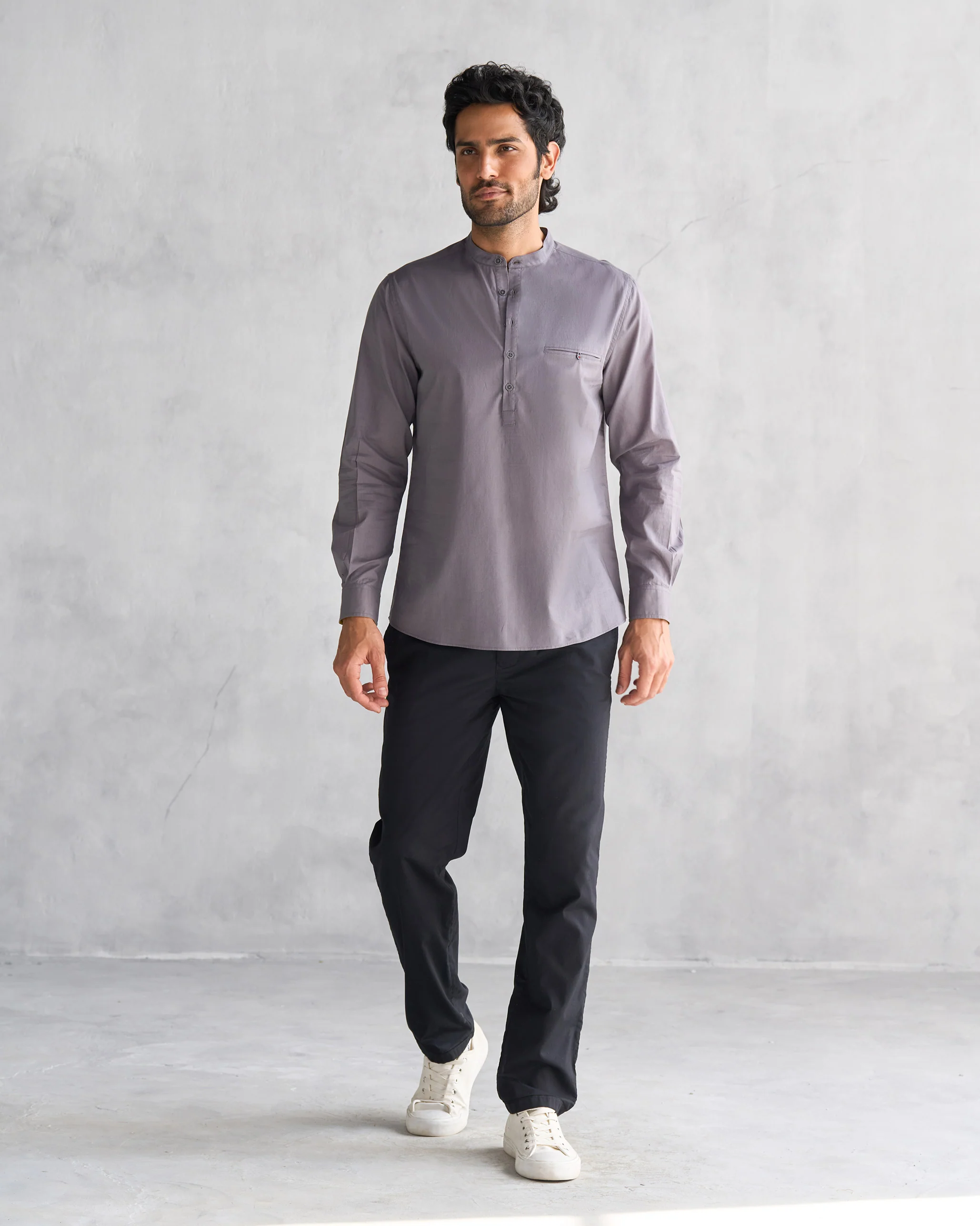 Pondicherry Shirt - Charcoal - Image 5