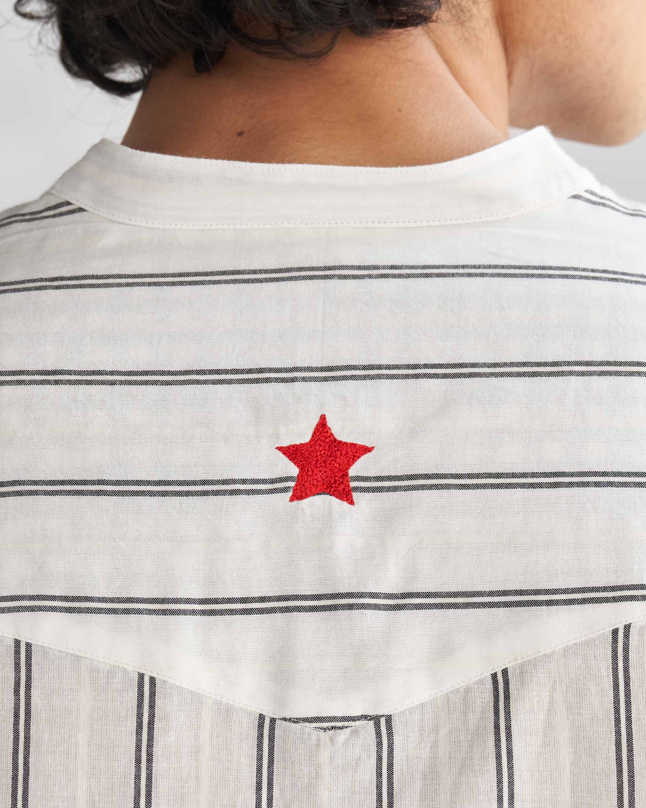 Pondicherry Shirt - Ivory & Black - Image 5