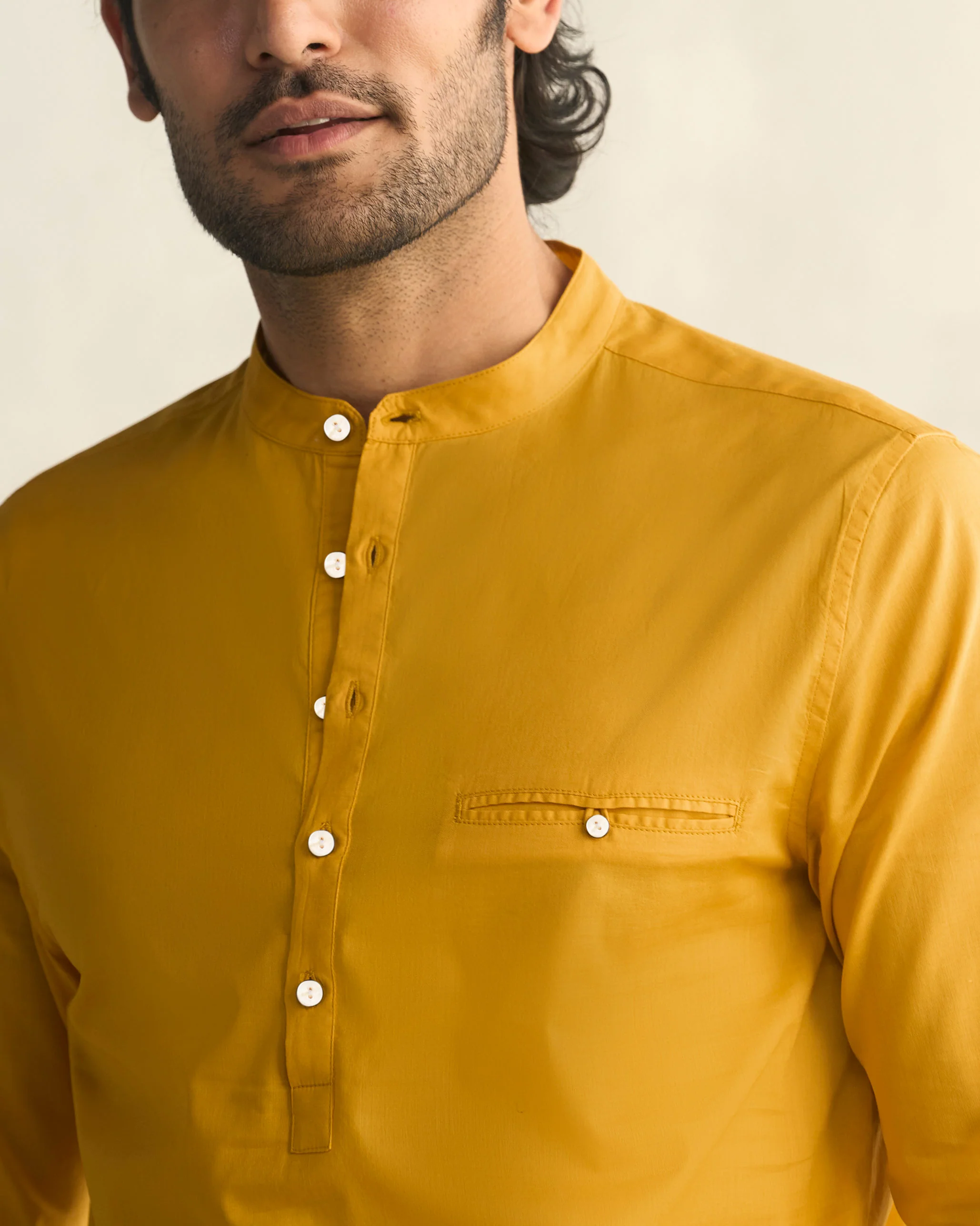 Pondicherry Shirt - Ochre - Image 2