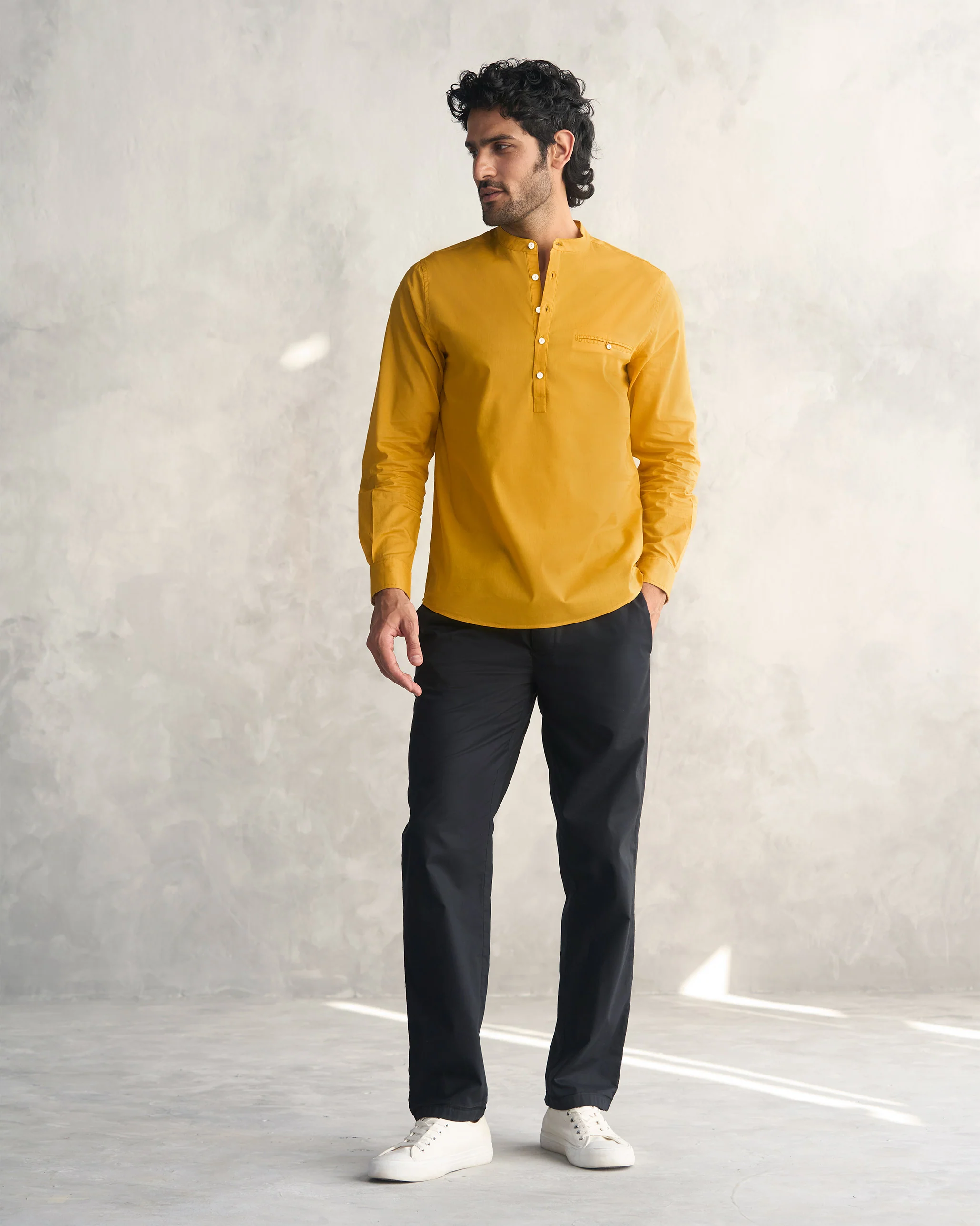 Pondicherry Shirt - Ochre - Image 5