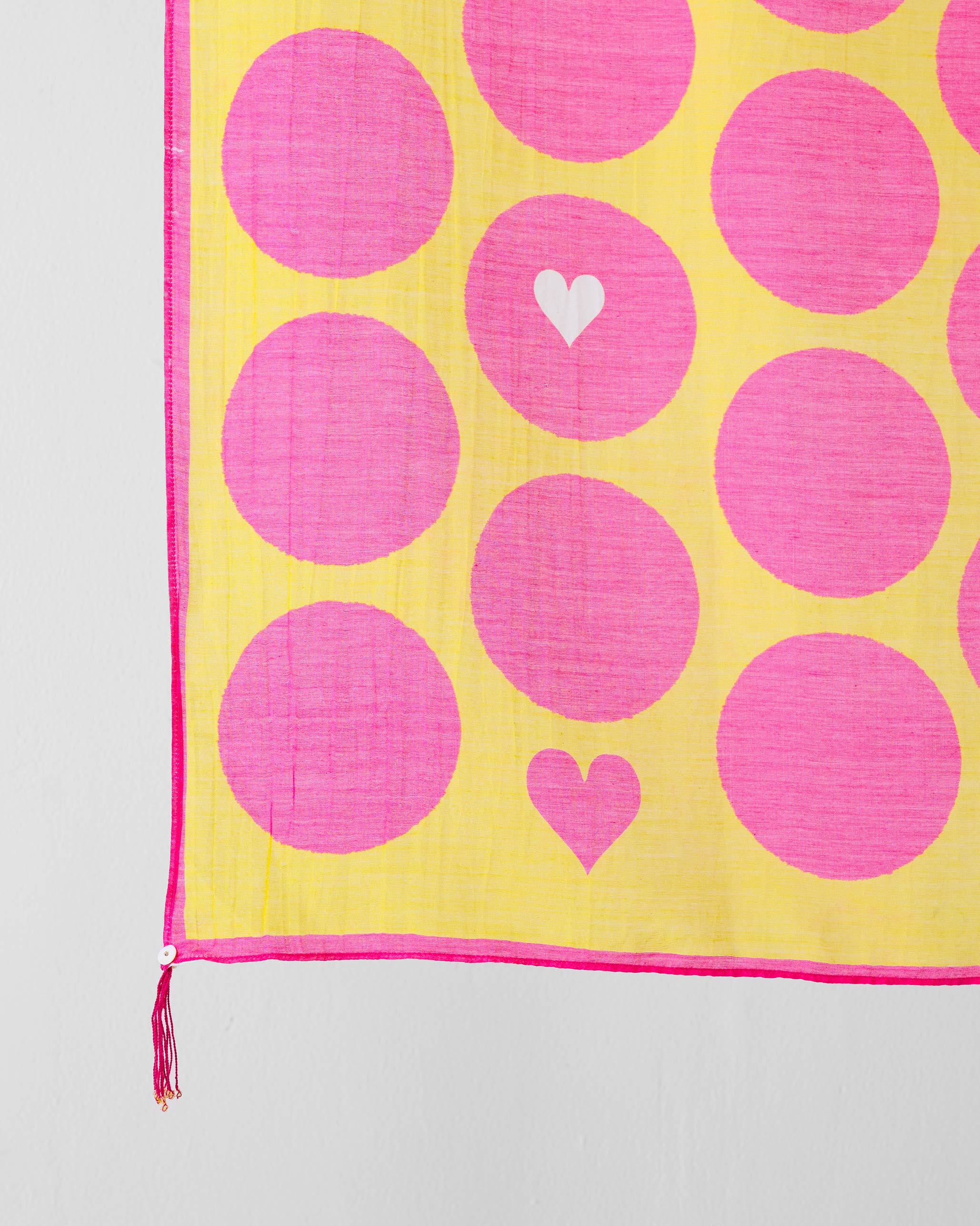 Pop Polka Scarf - Chartreuse - Image 2