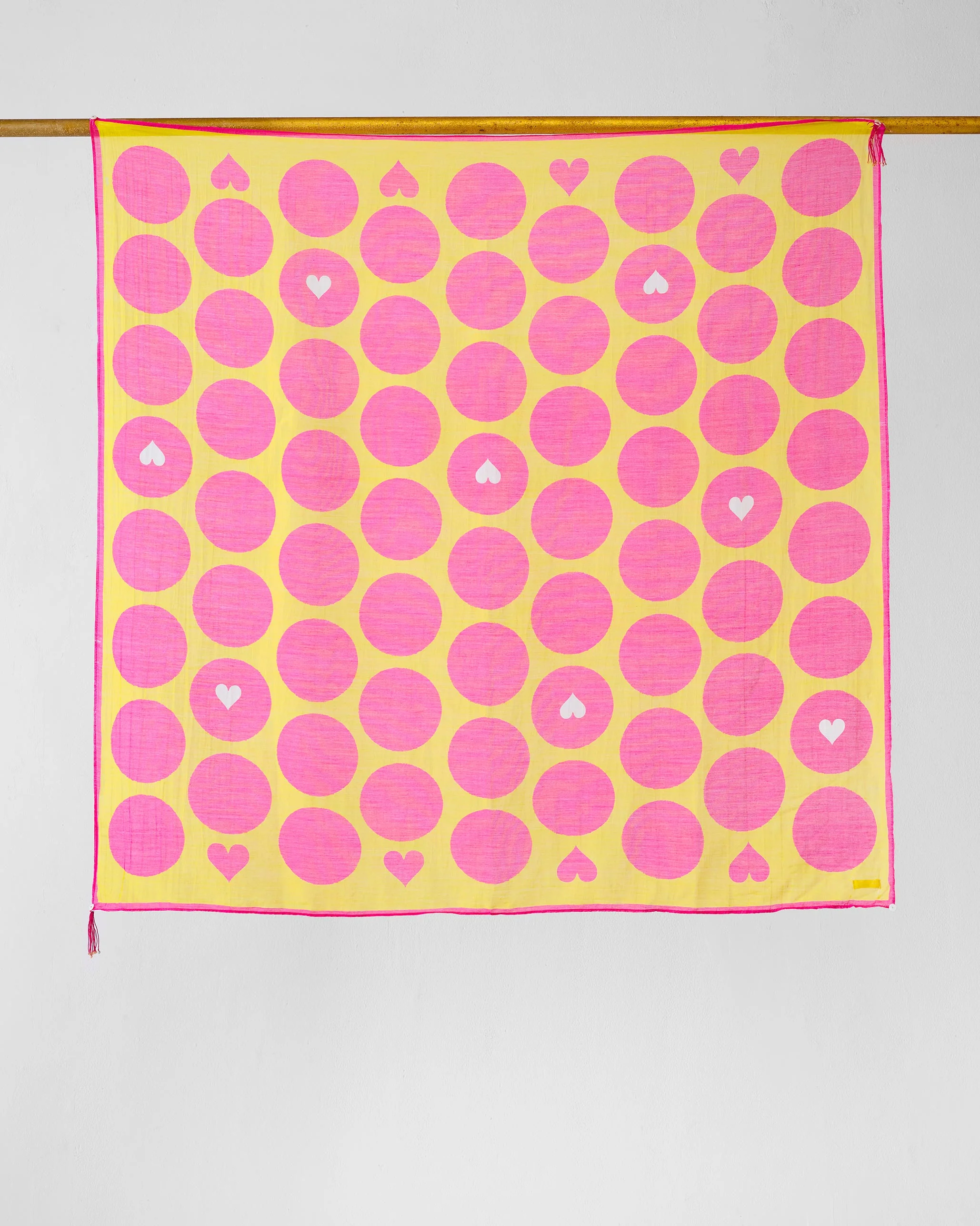 Pop Polka Scarf - Chartreuse - Image 3