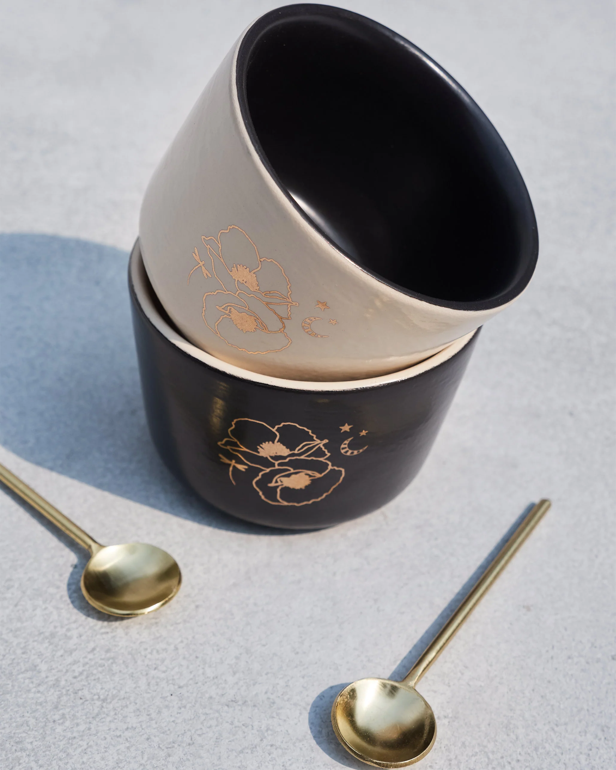 Poppy Bowls with Spoons (Set of 2) - Image 4