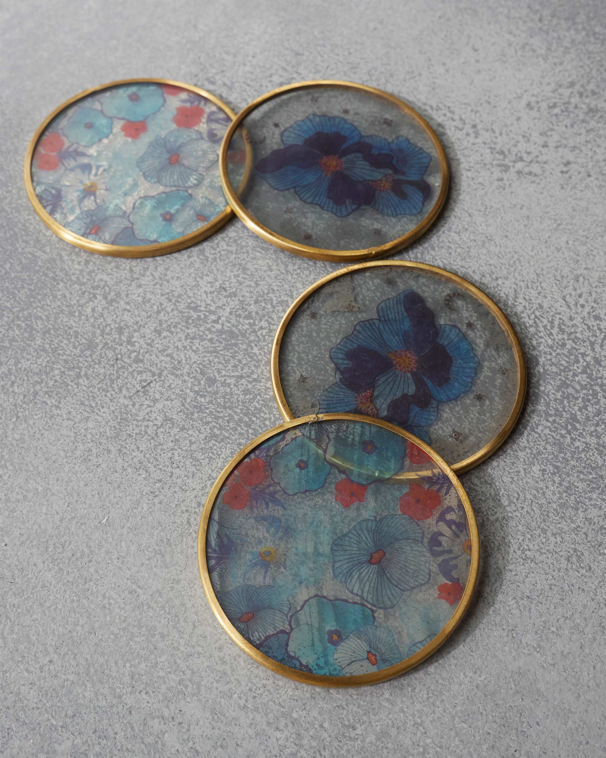Poppy Coasters (set of 4) - TSSxNB - Image 2