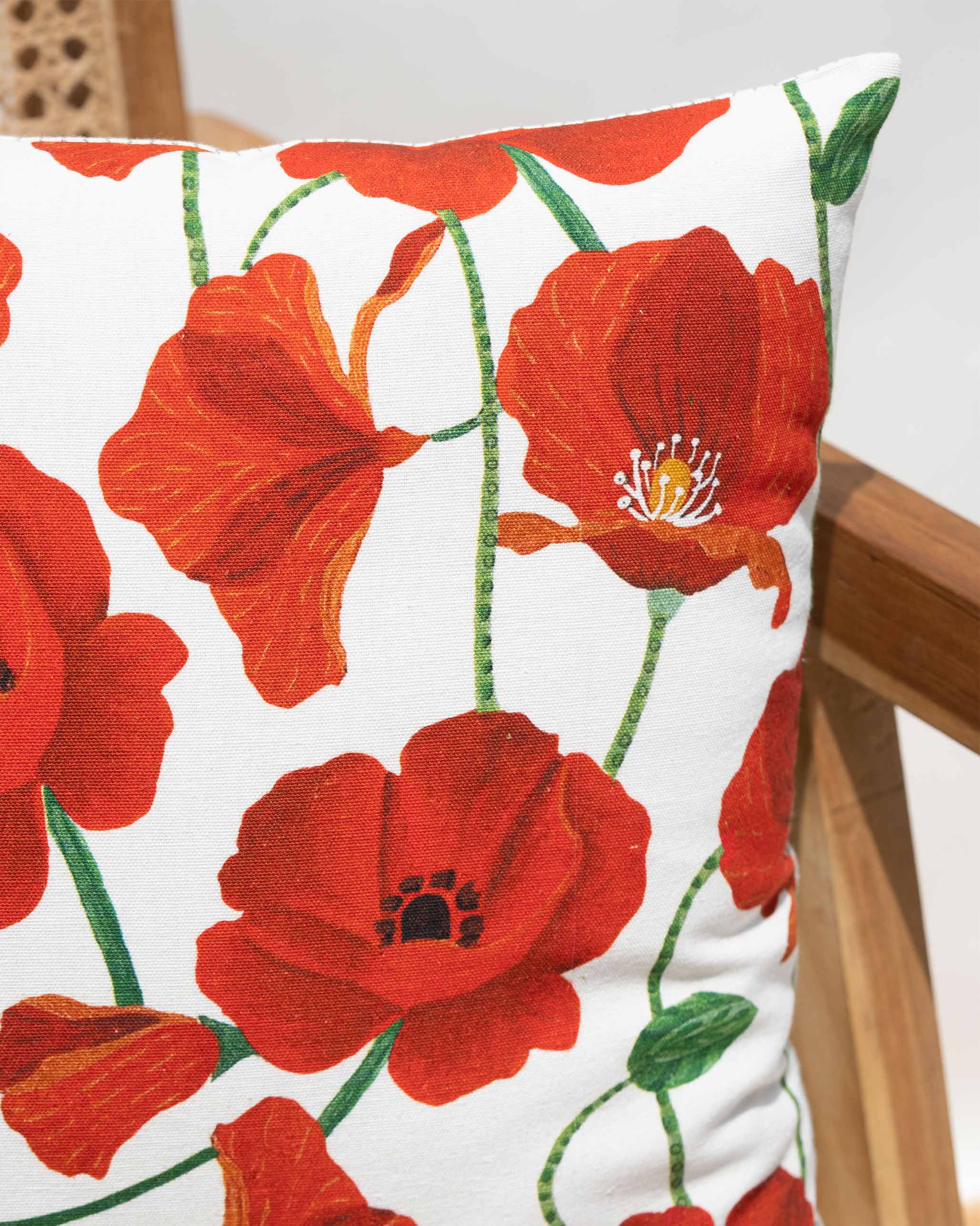 Poppy Cushion Cover - Image 2