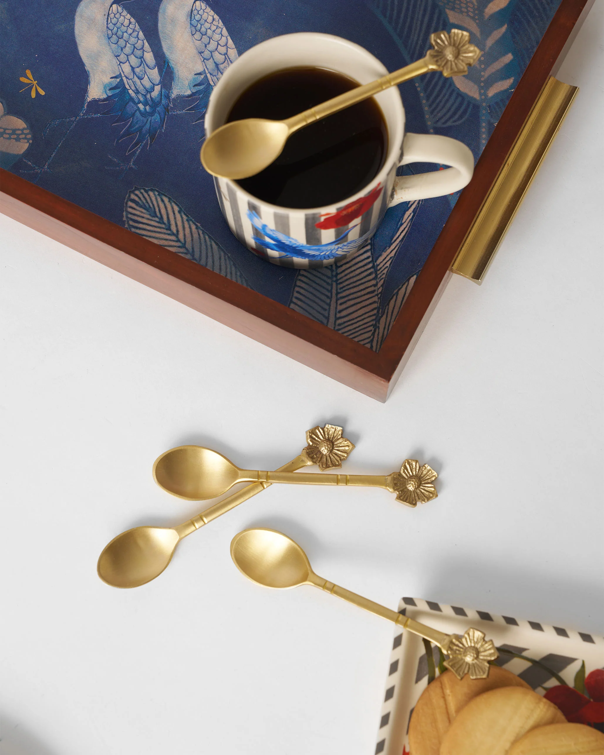 Poppy Dessert Spoon - Set of 4 - Image 2