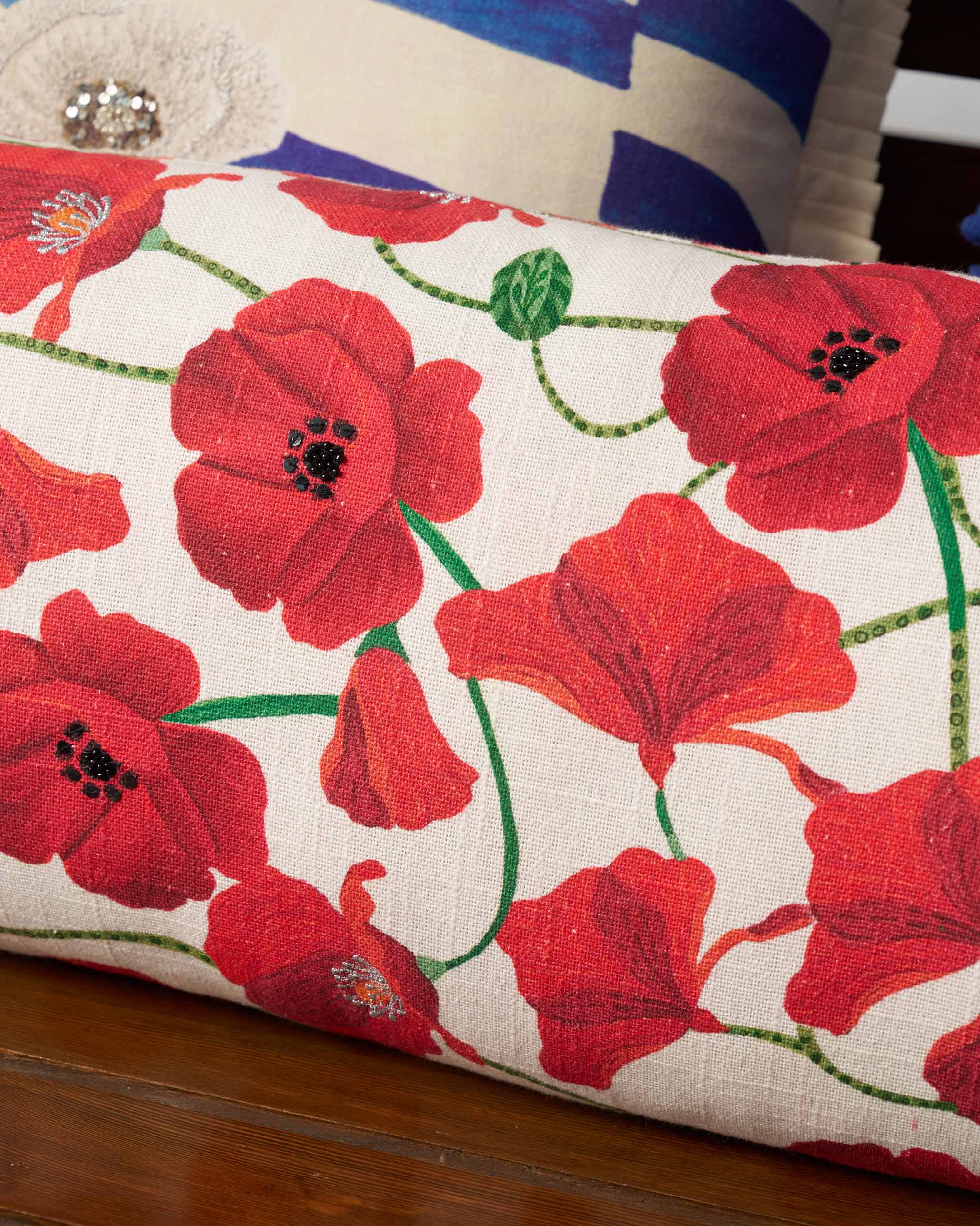 Poppy Field Cushion Cover - Image 2