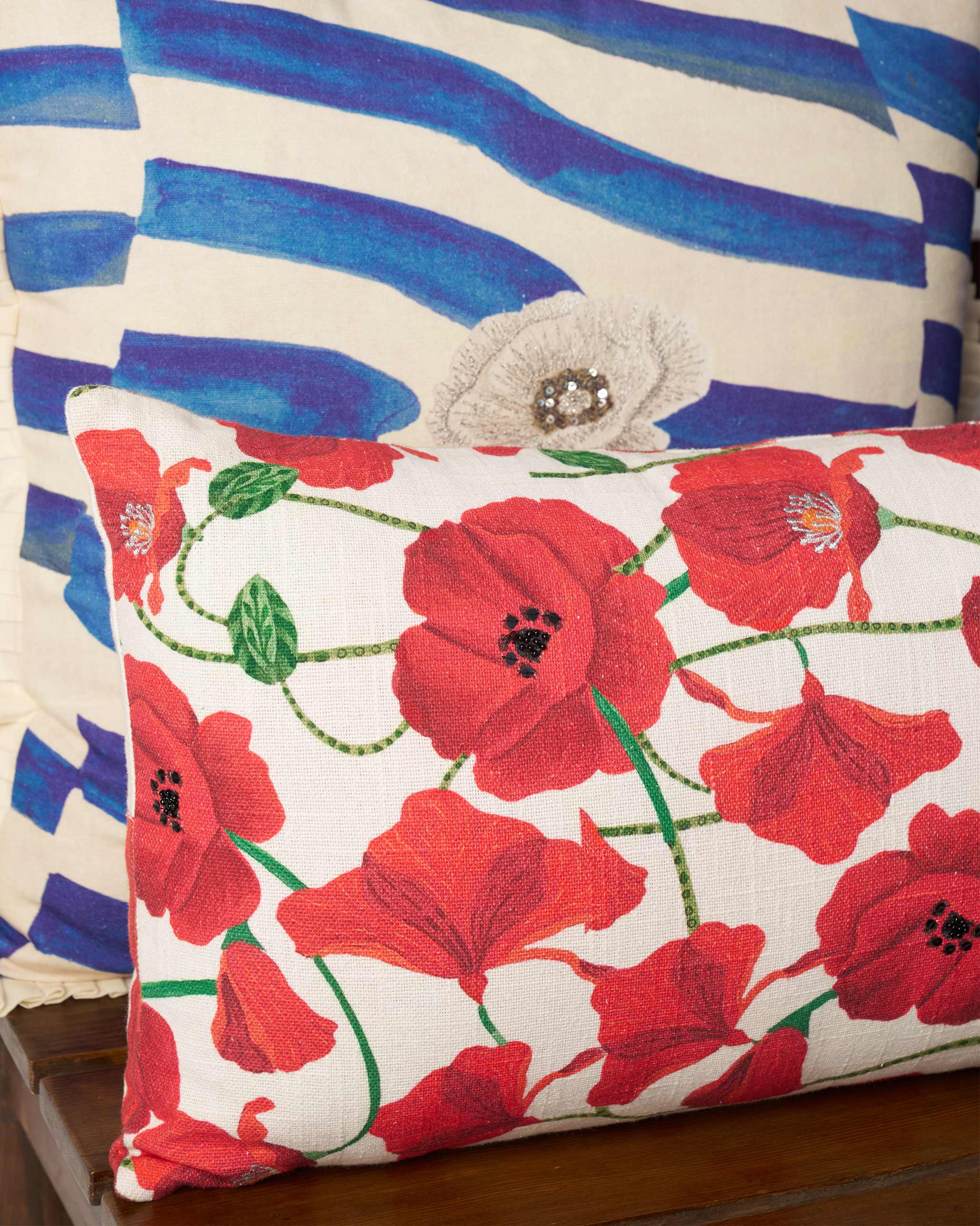 Poppy Field Cushion Cover - Image 3