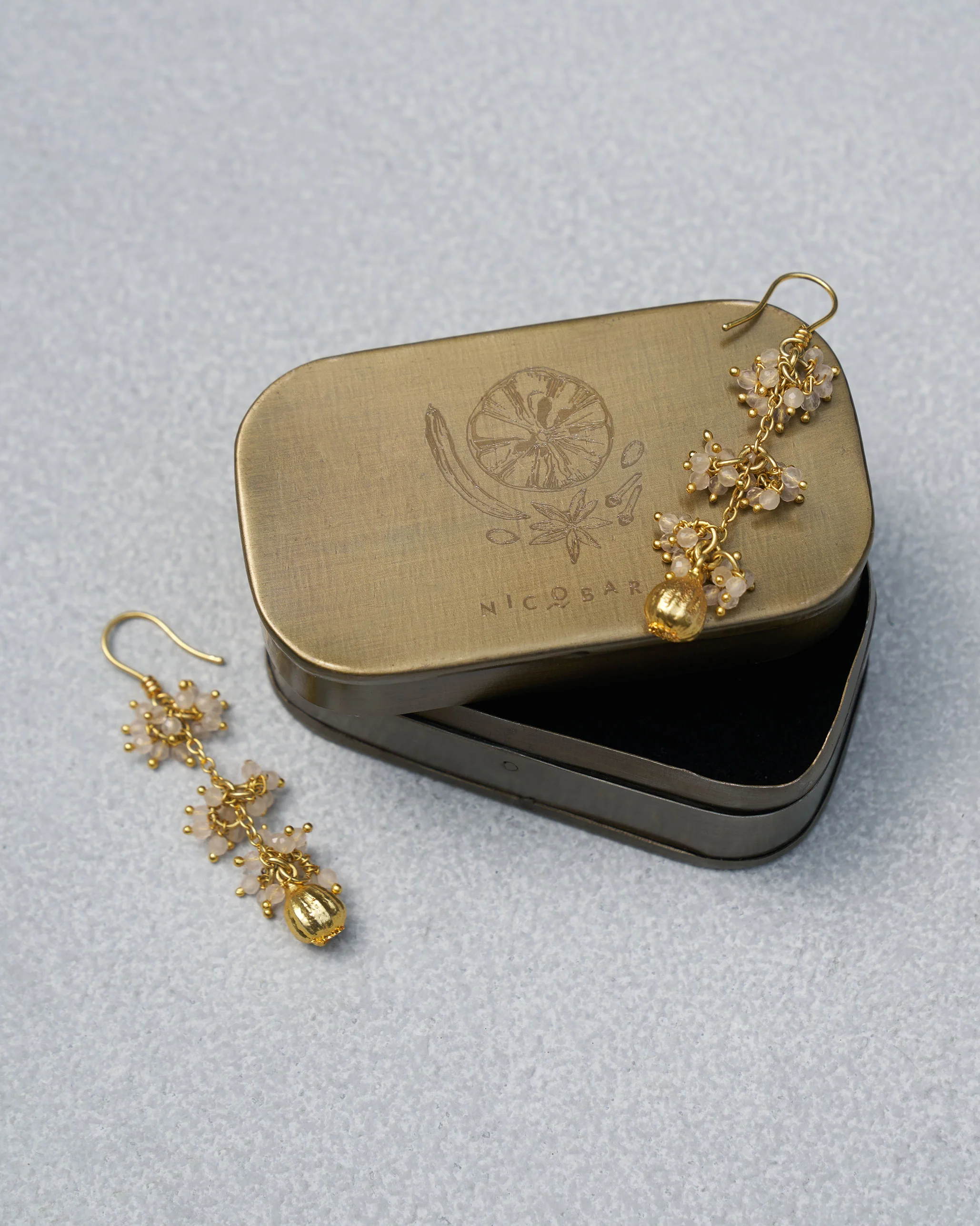 Poppy of Troy Earrings - Gold - Image 3