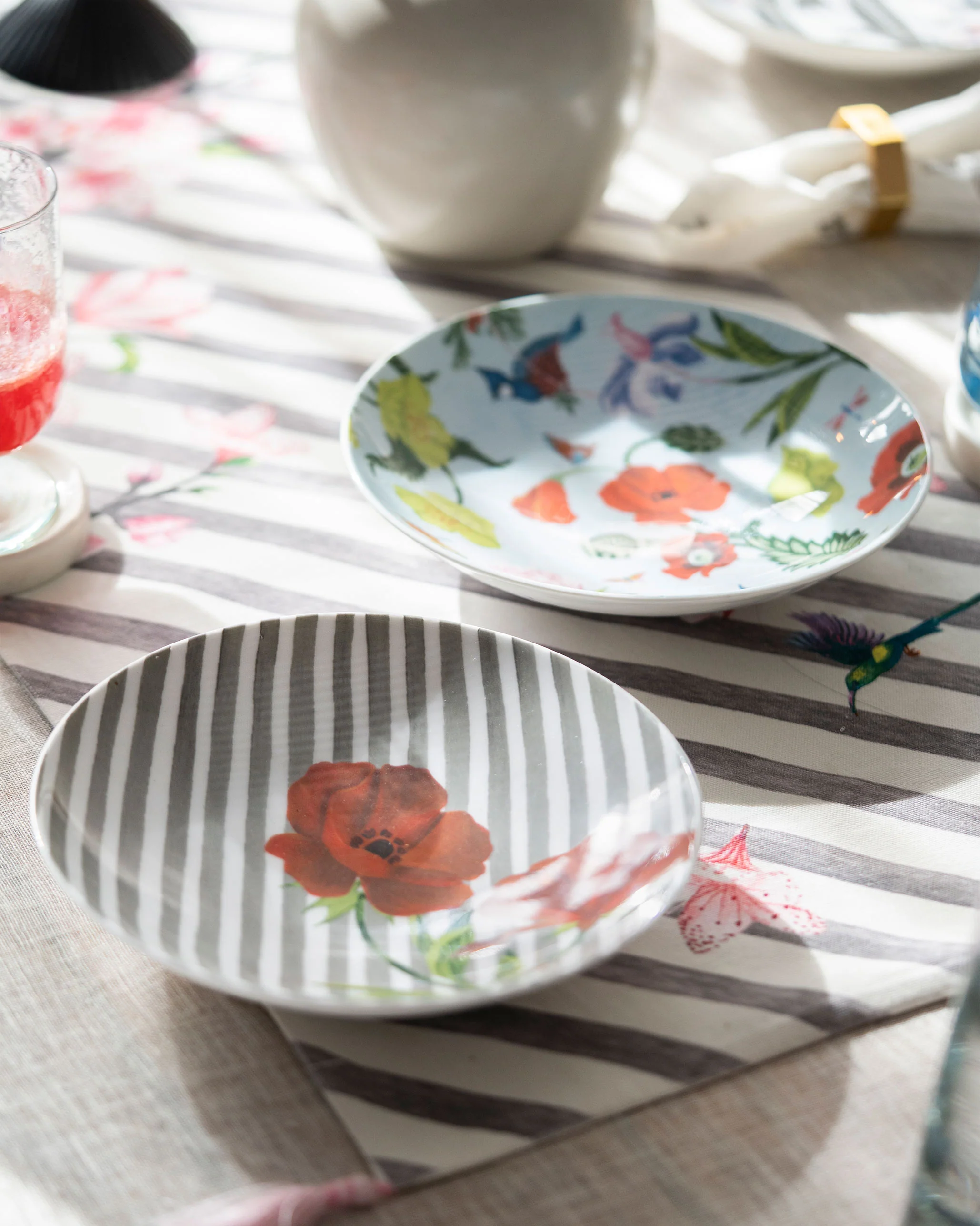 Poppy Shallow Bowl (Set of 2) - Image 2