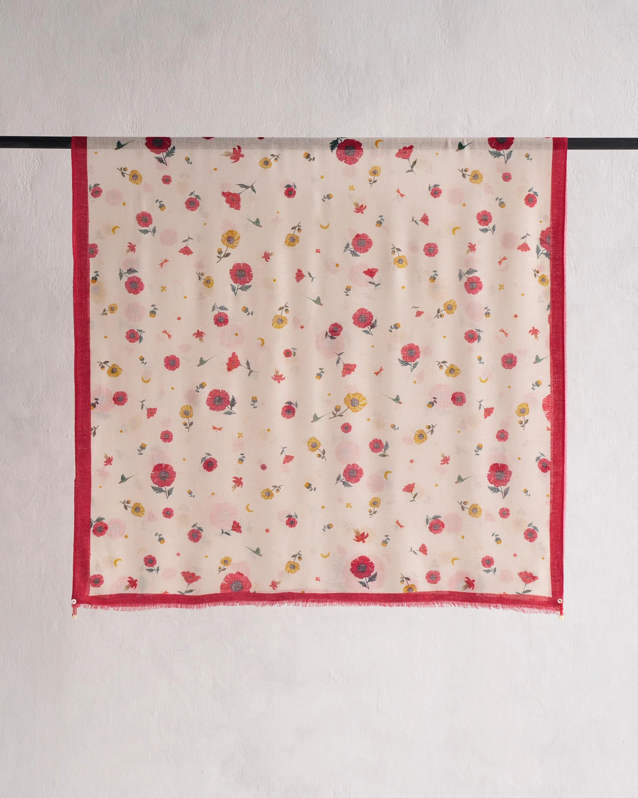 Poppy Shawl - Ivory - Image 3