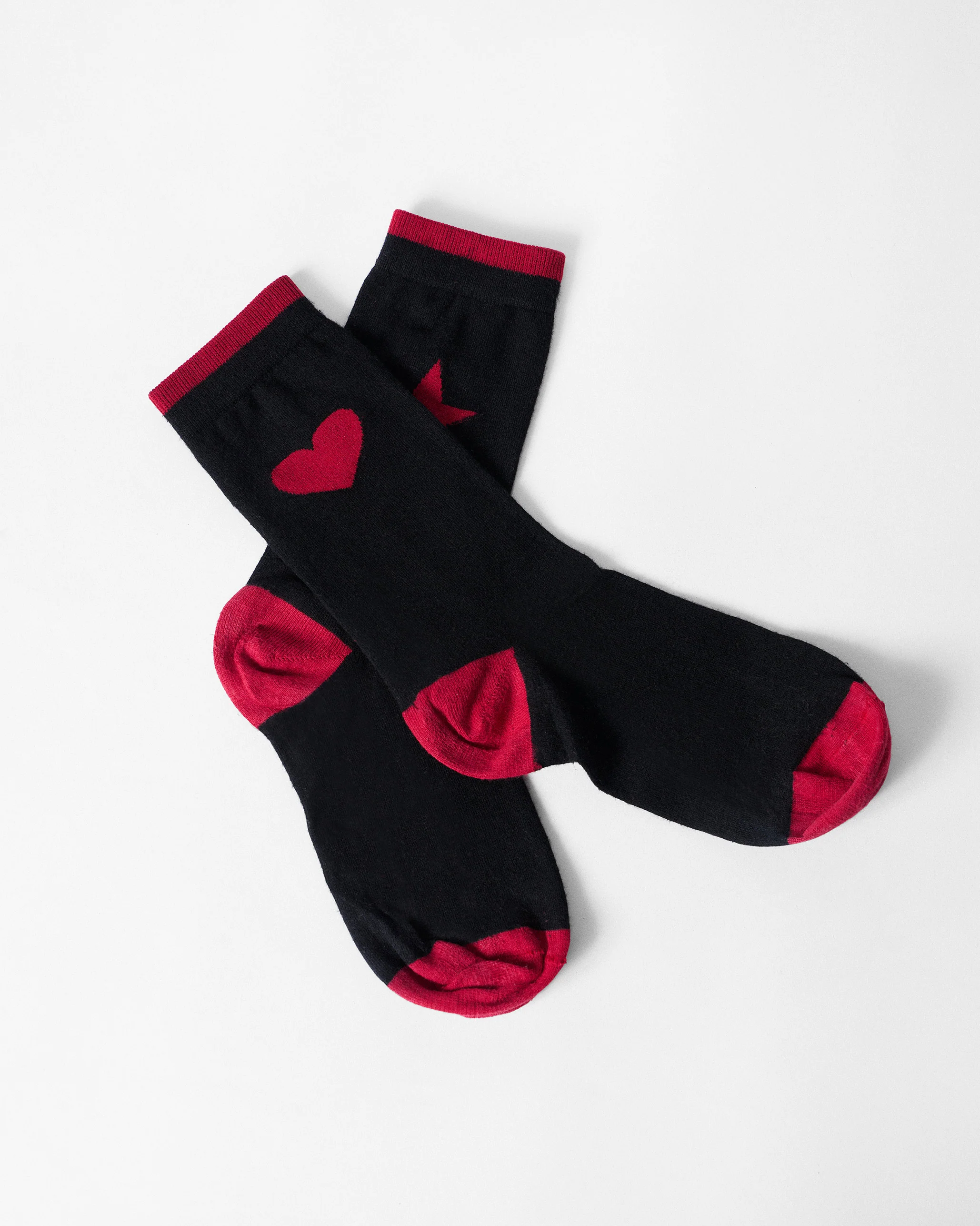 Power Pair Socks - Black & Red - Image 3