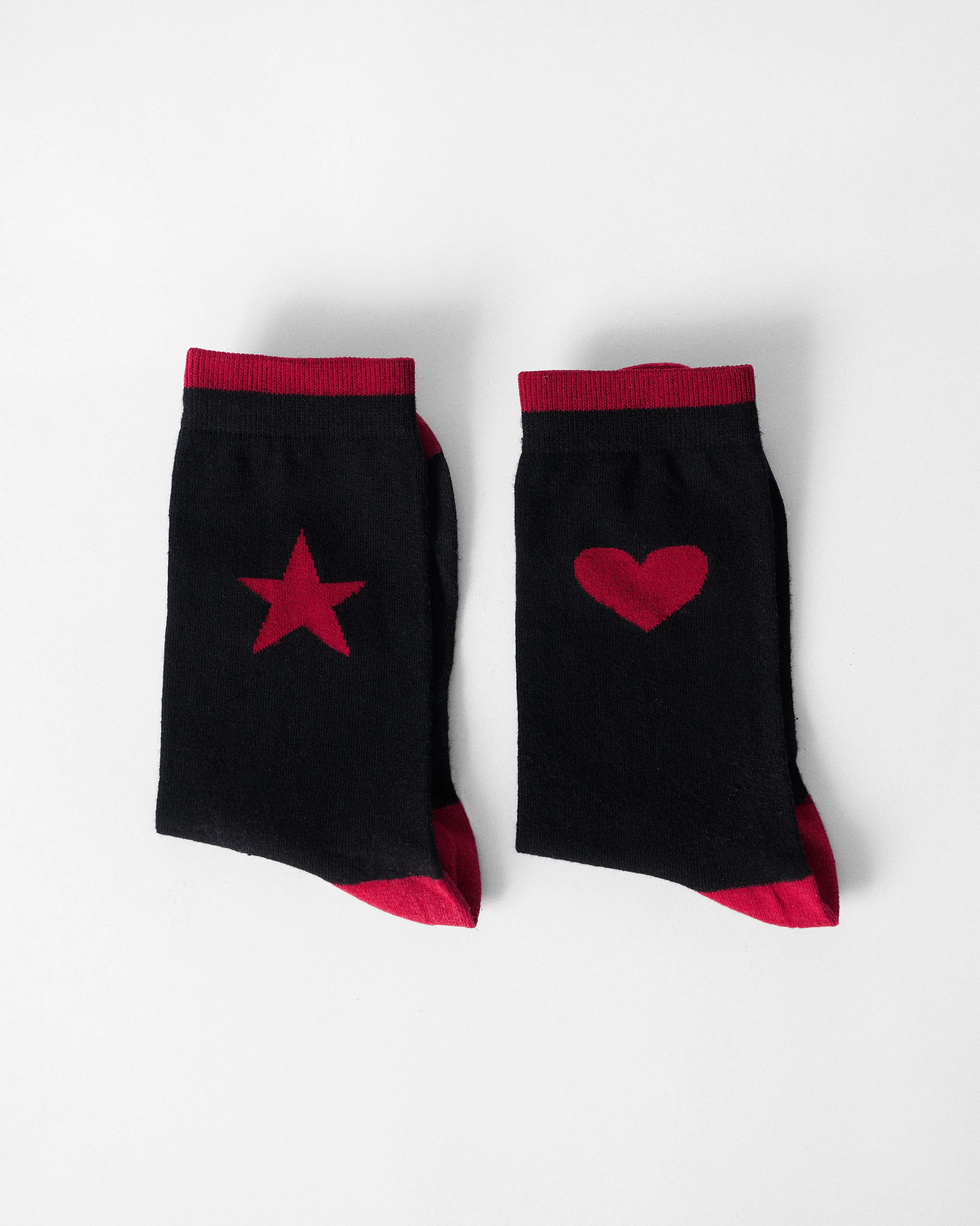 Power Pair Socks - Black & Red - Image 6