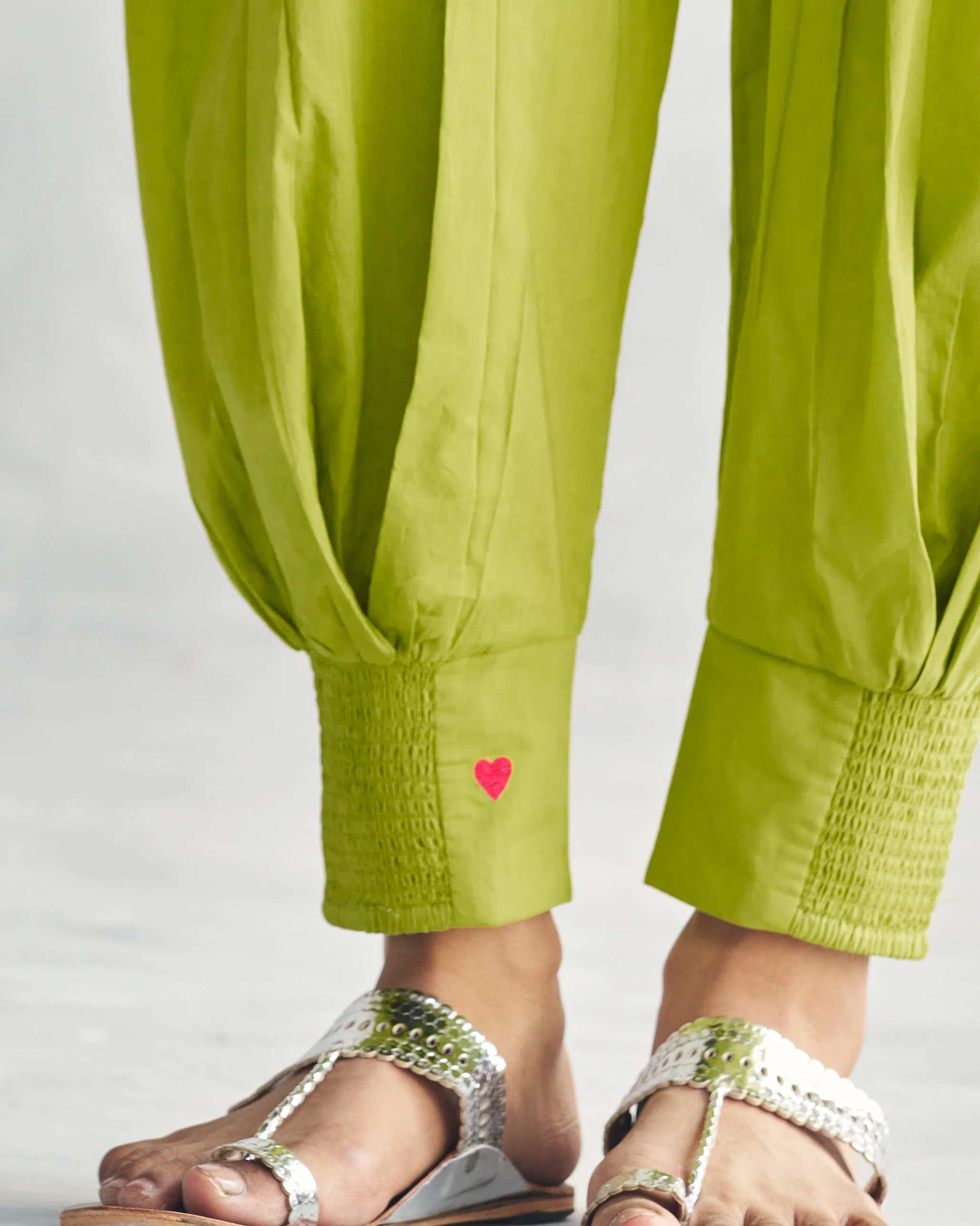 Puff Pants - Lime - Image 2