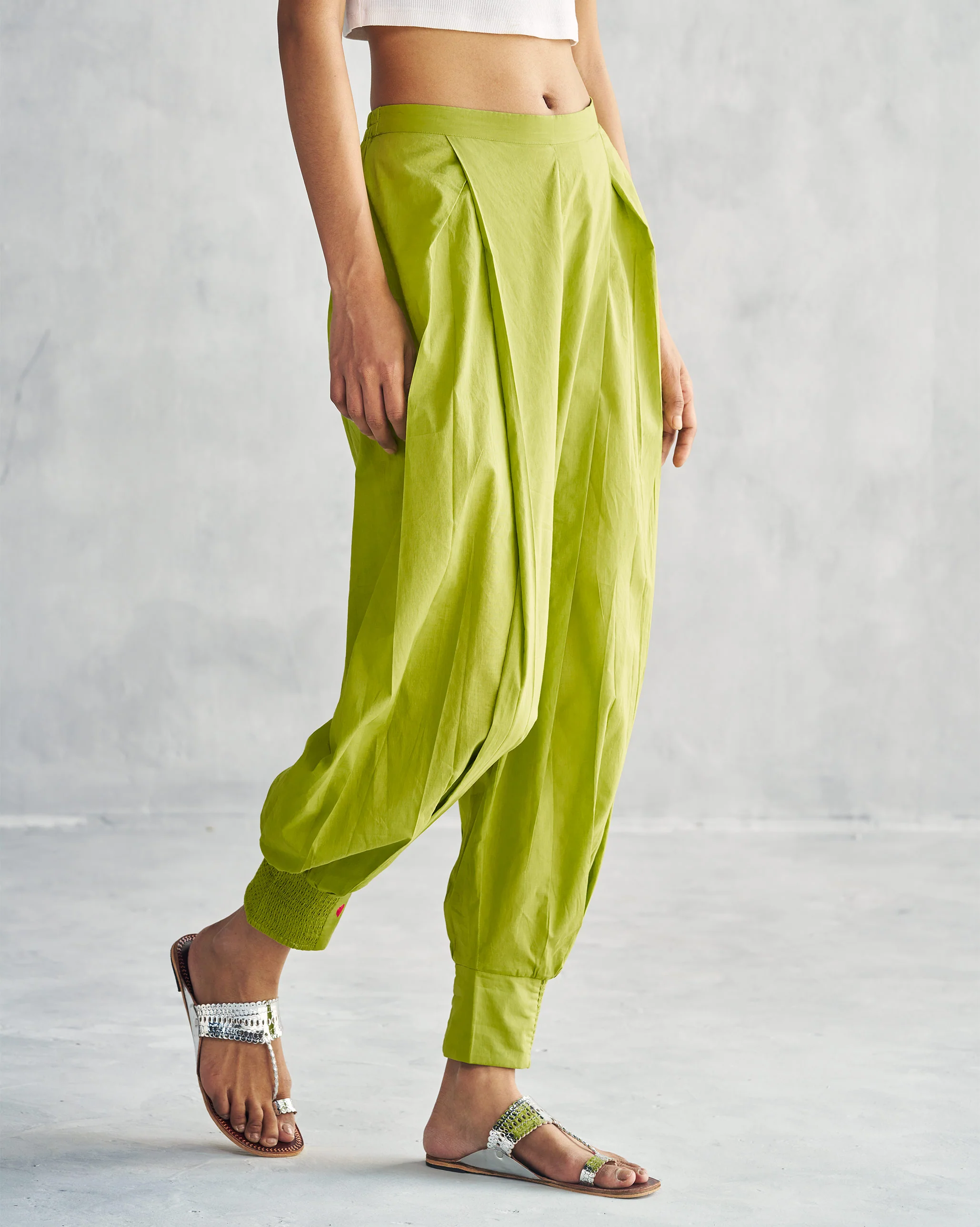 Puff Pants - Lime - Image 3