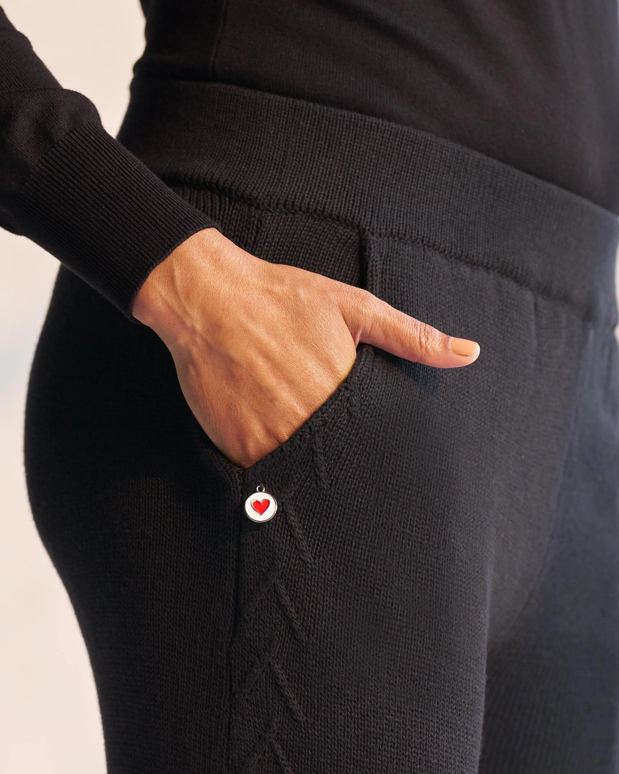 Pull-on Pants - Black - Image 2