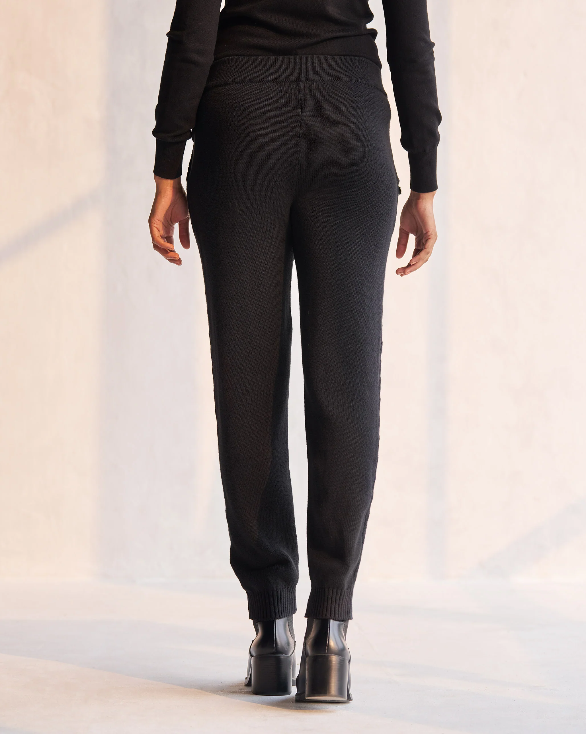 Pull-on Pants - Black - Image 3