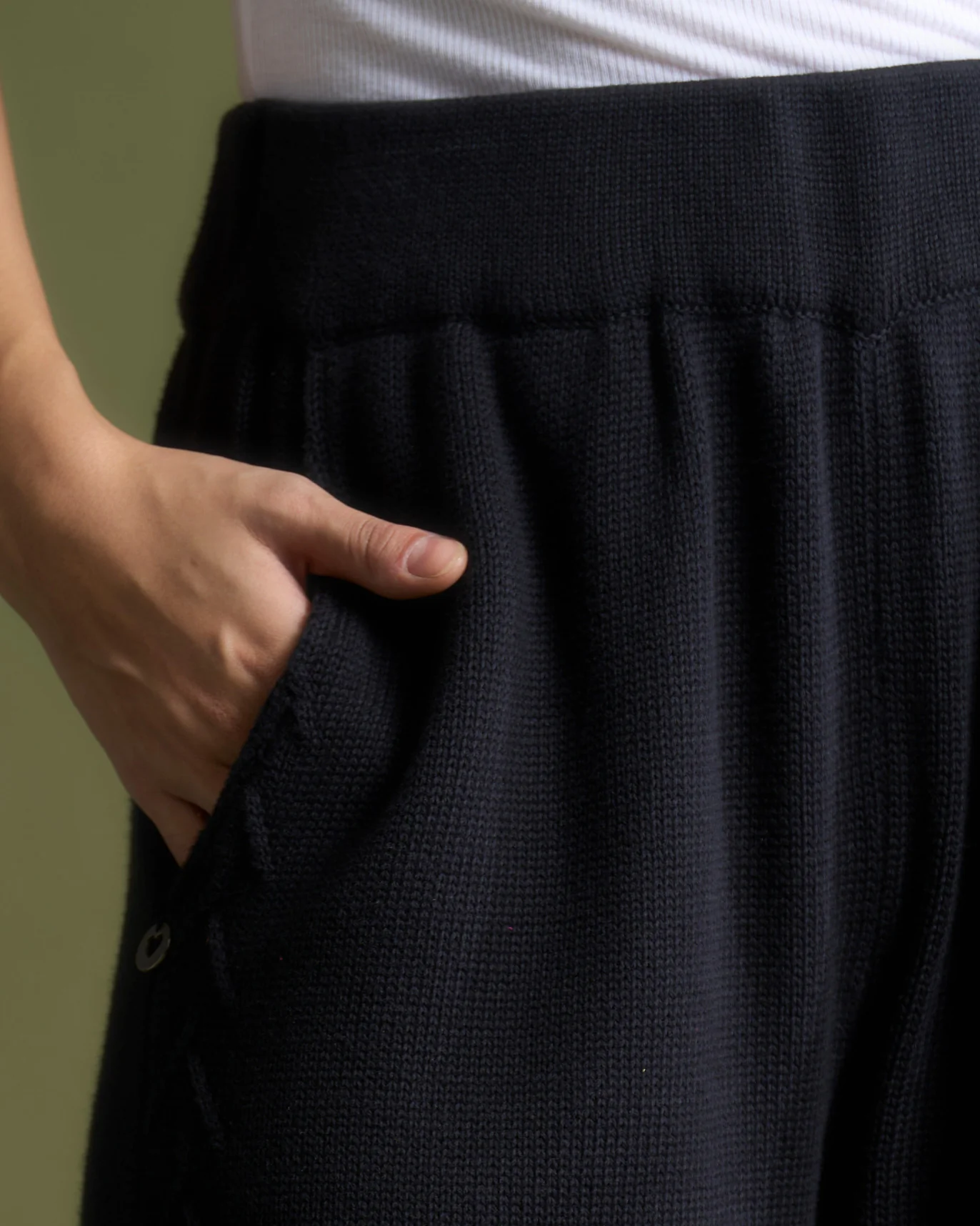Pull-on Pants - Black - Image 2