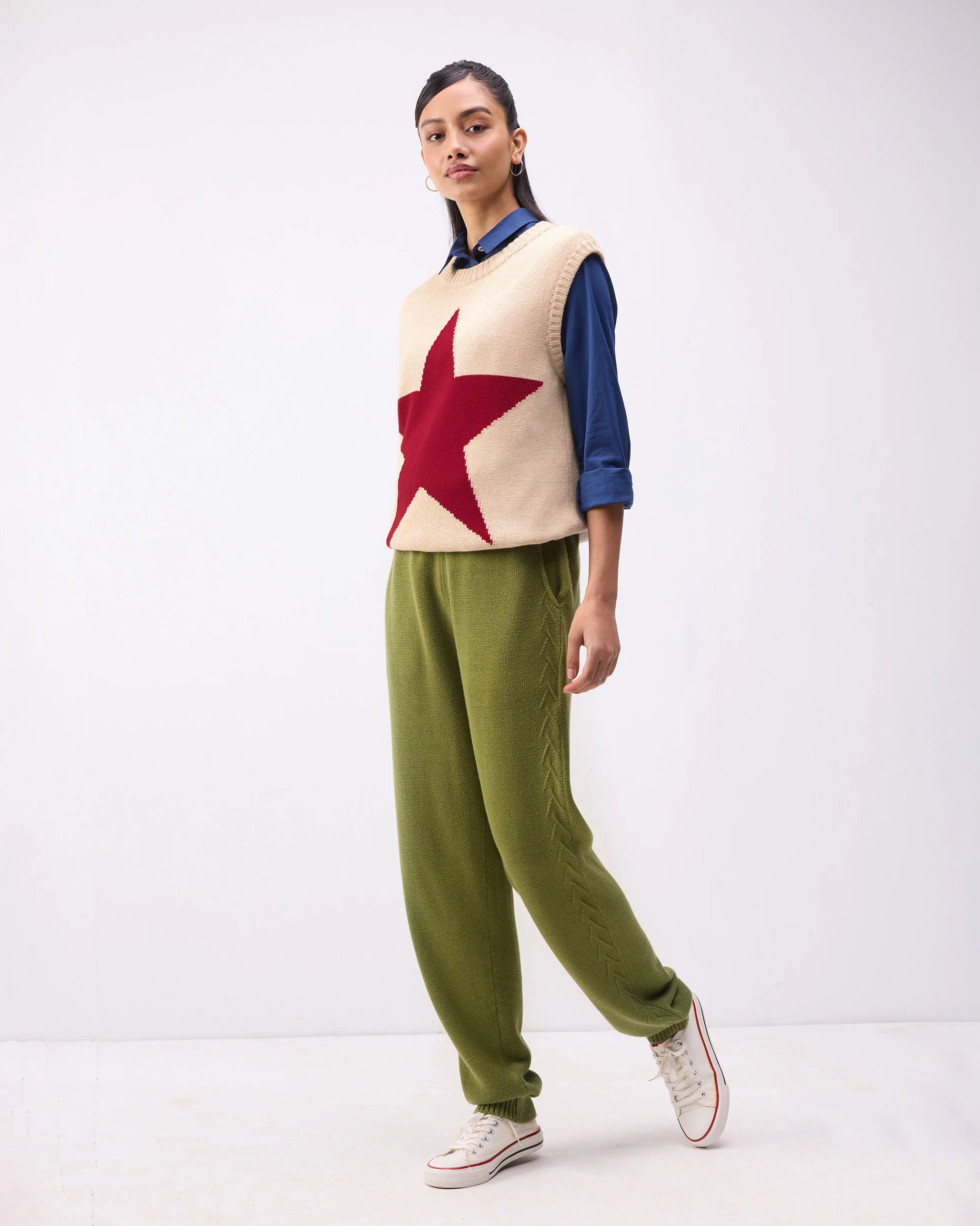 Pull-on Pants - Olive - Image 4