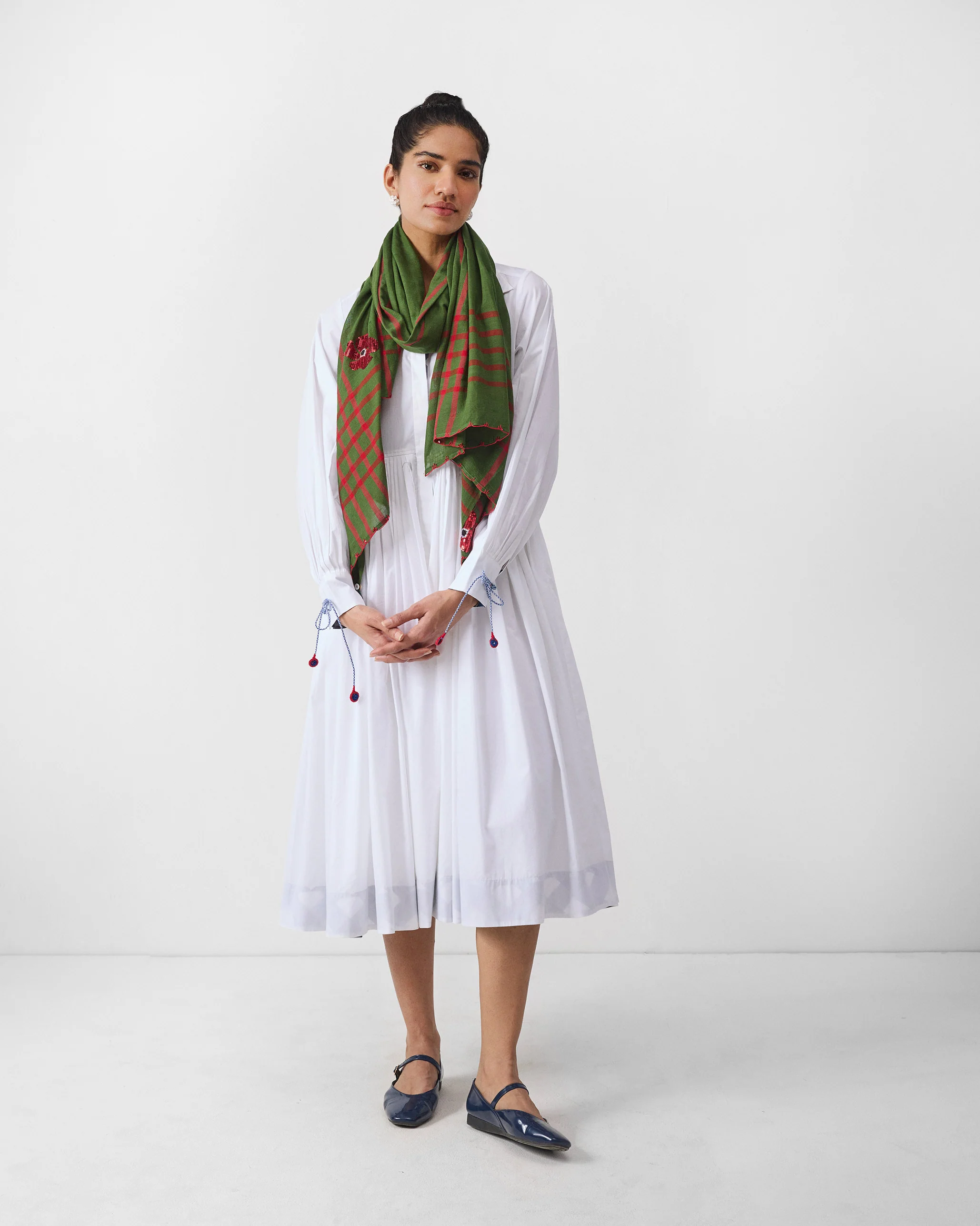Puritsu Shirt Dress - White - Image 10