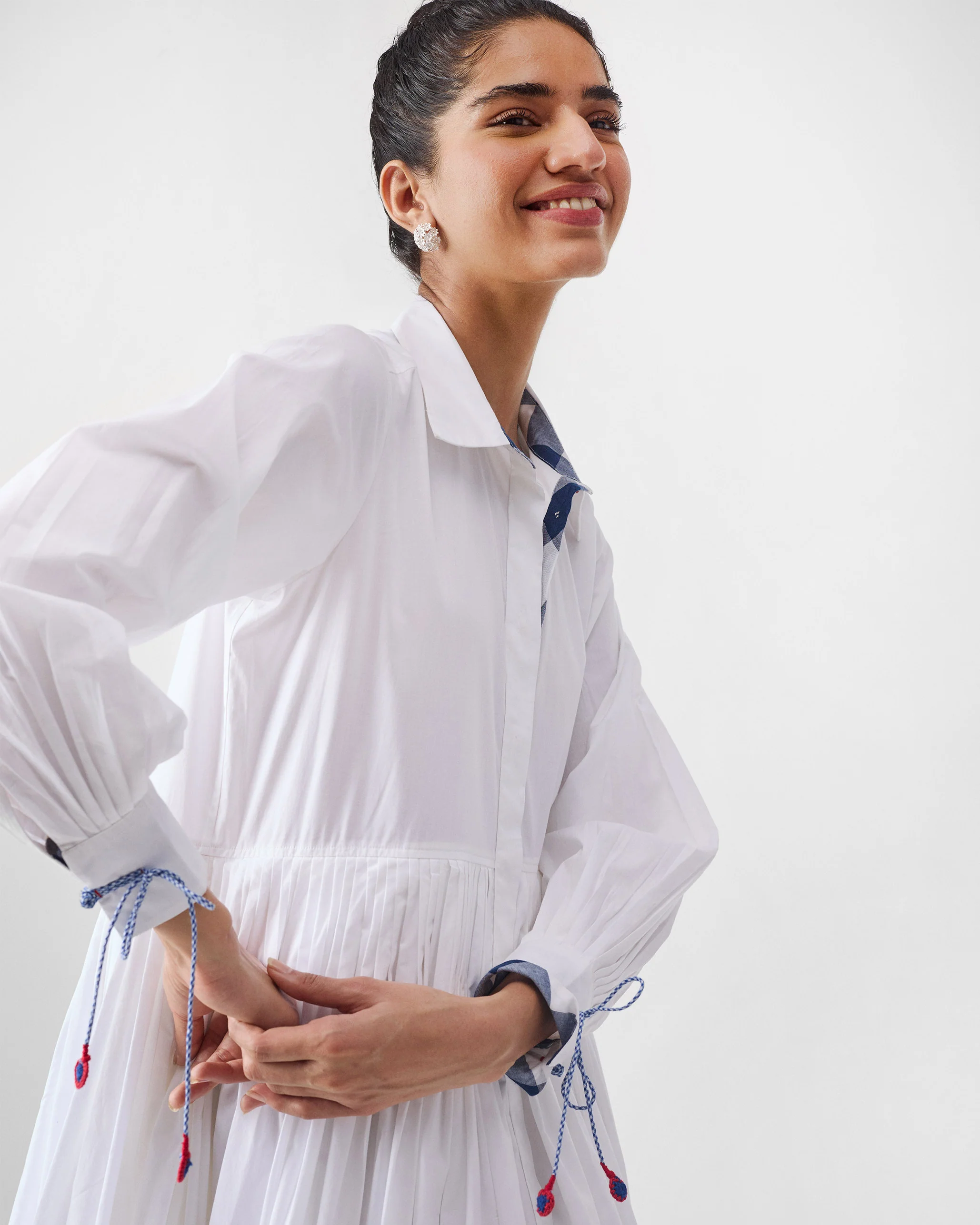 Puritsu Shirt Dress - White - Image 3
