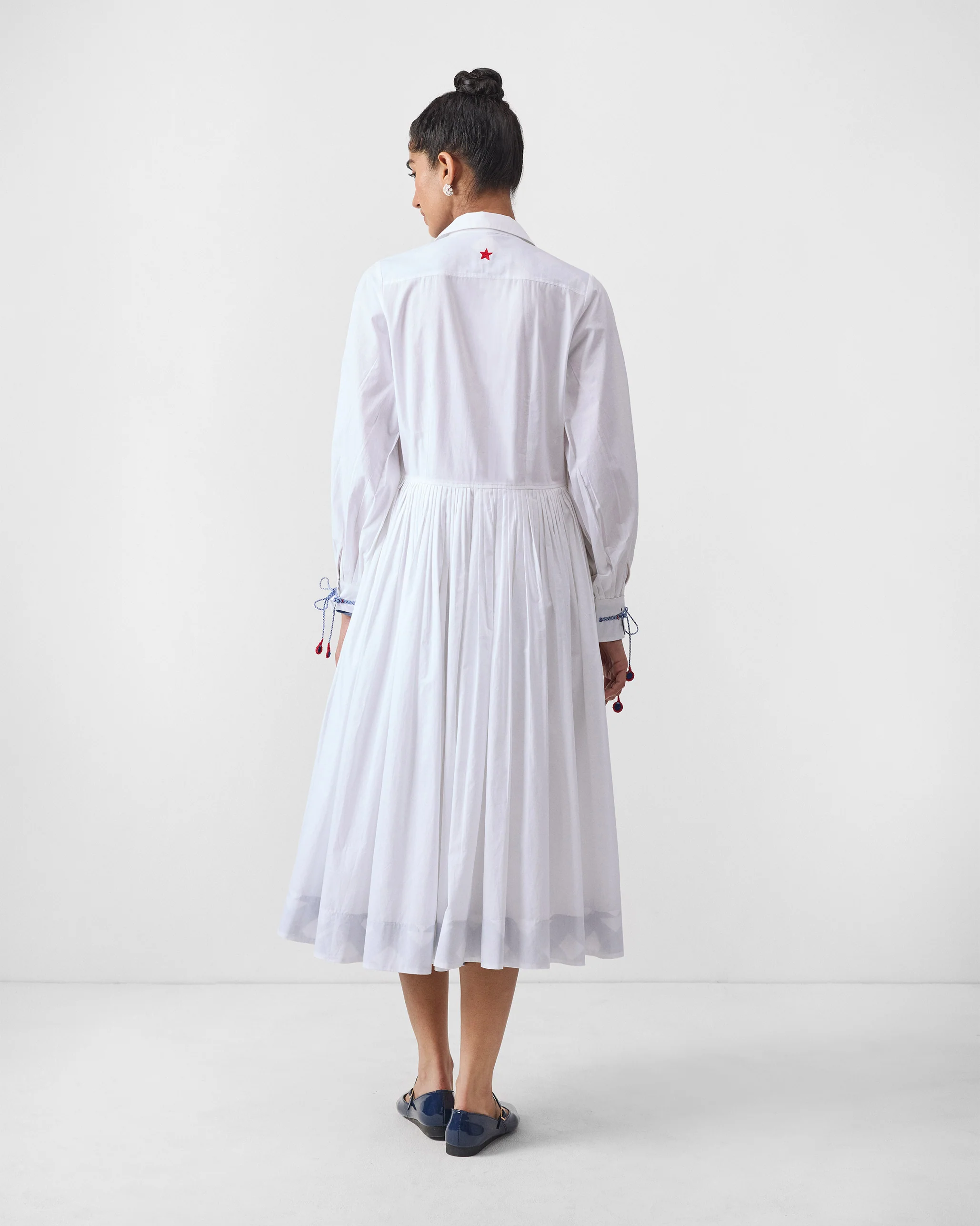 Puritsu Shirt Dress - White - Image 6