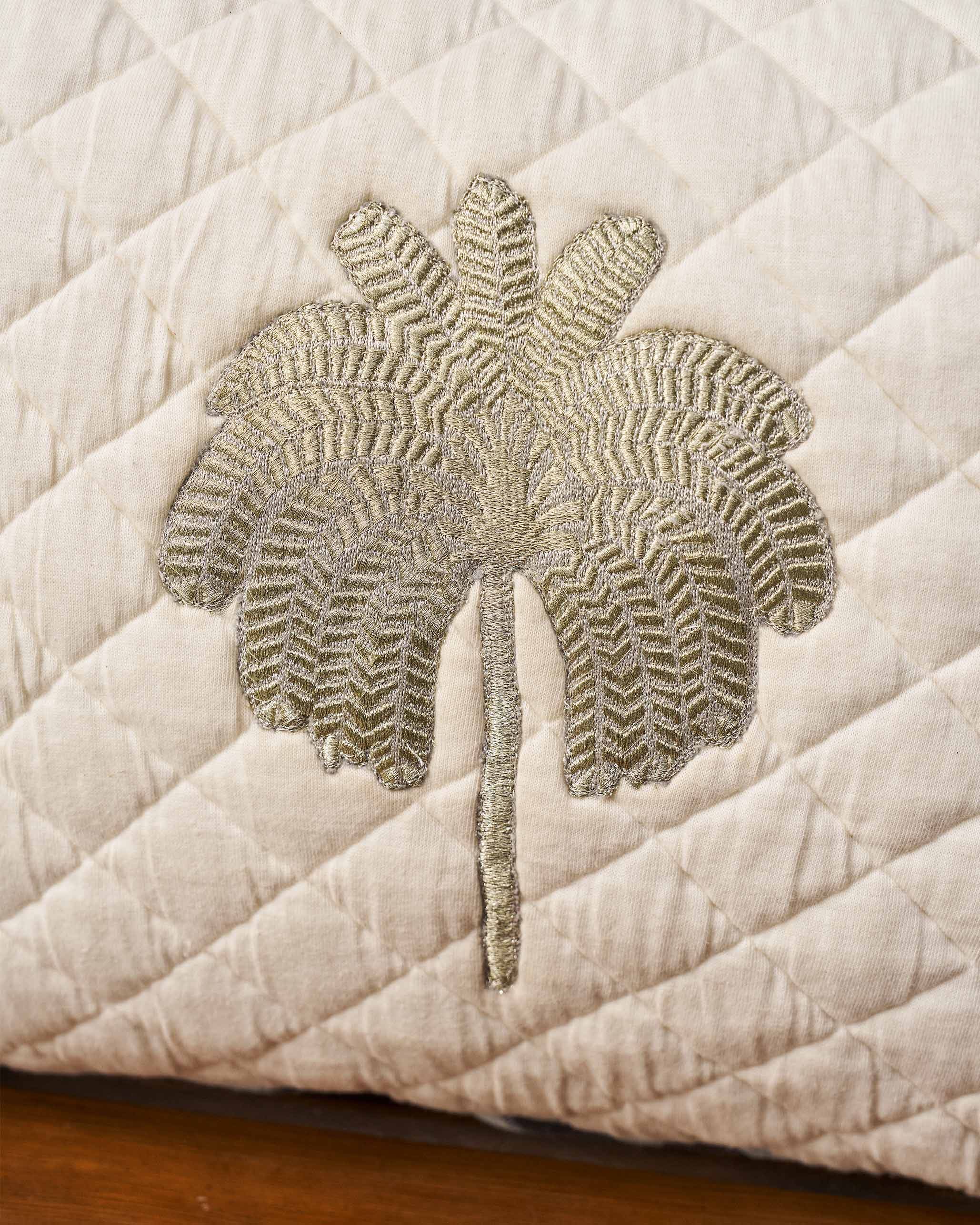 Quilted Palm Cushion Cover - Image 5
