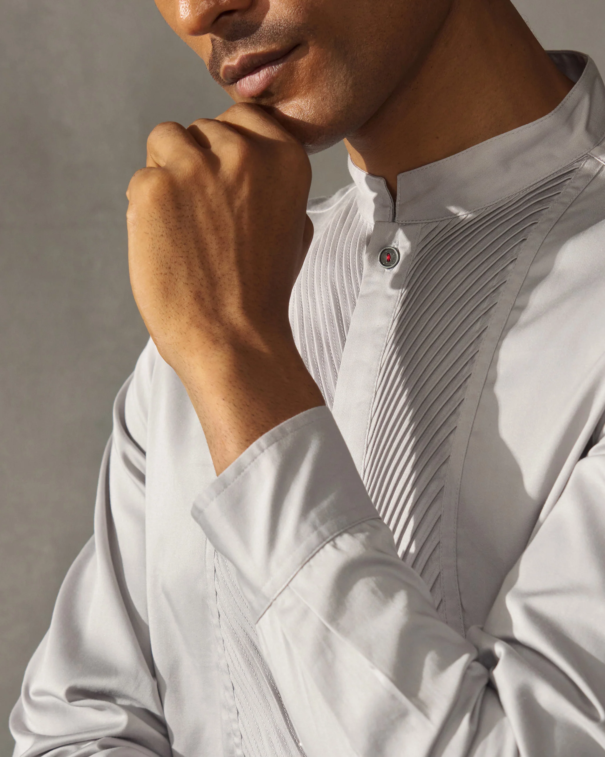 Raat Kurta - Grey - Image 2
