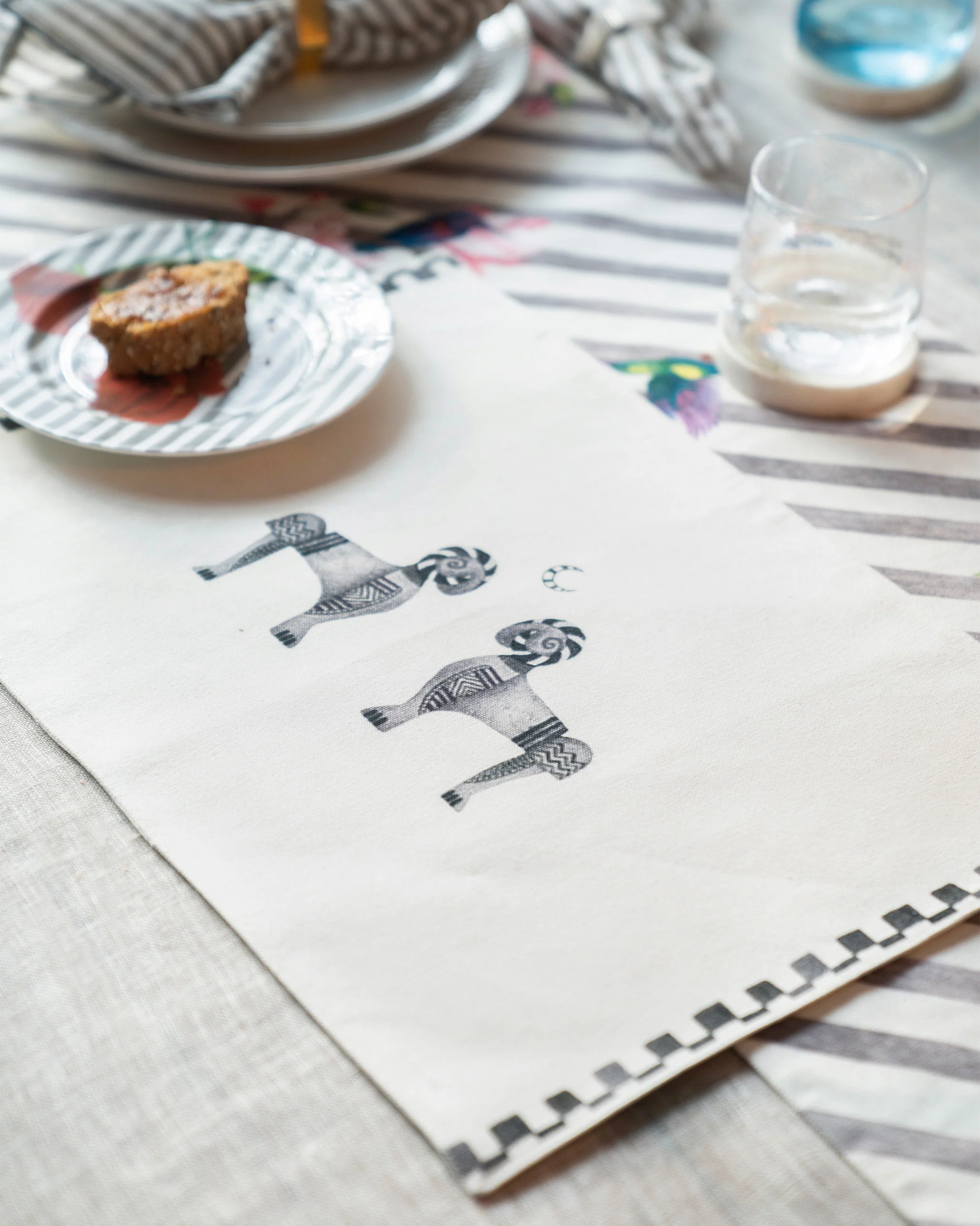 Ram Under The Moon Placemat (Set of 2) - Image 2