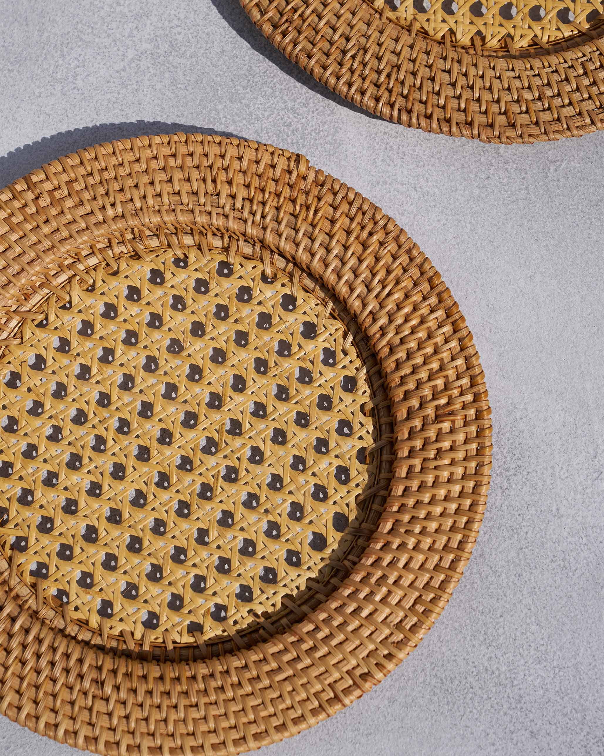 Rattan Chargers (Set of 2) - Image 2