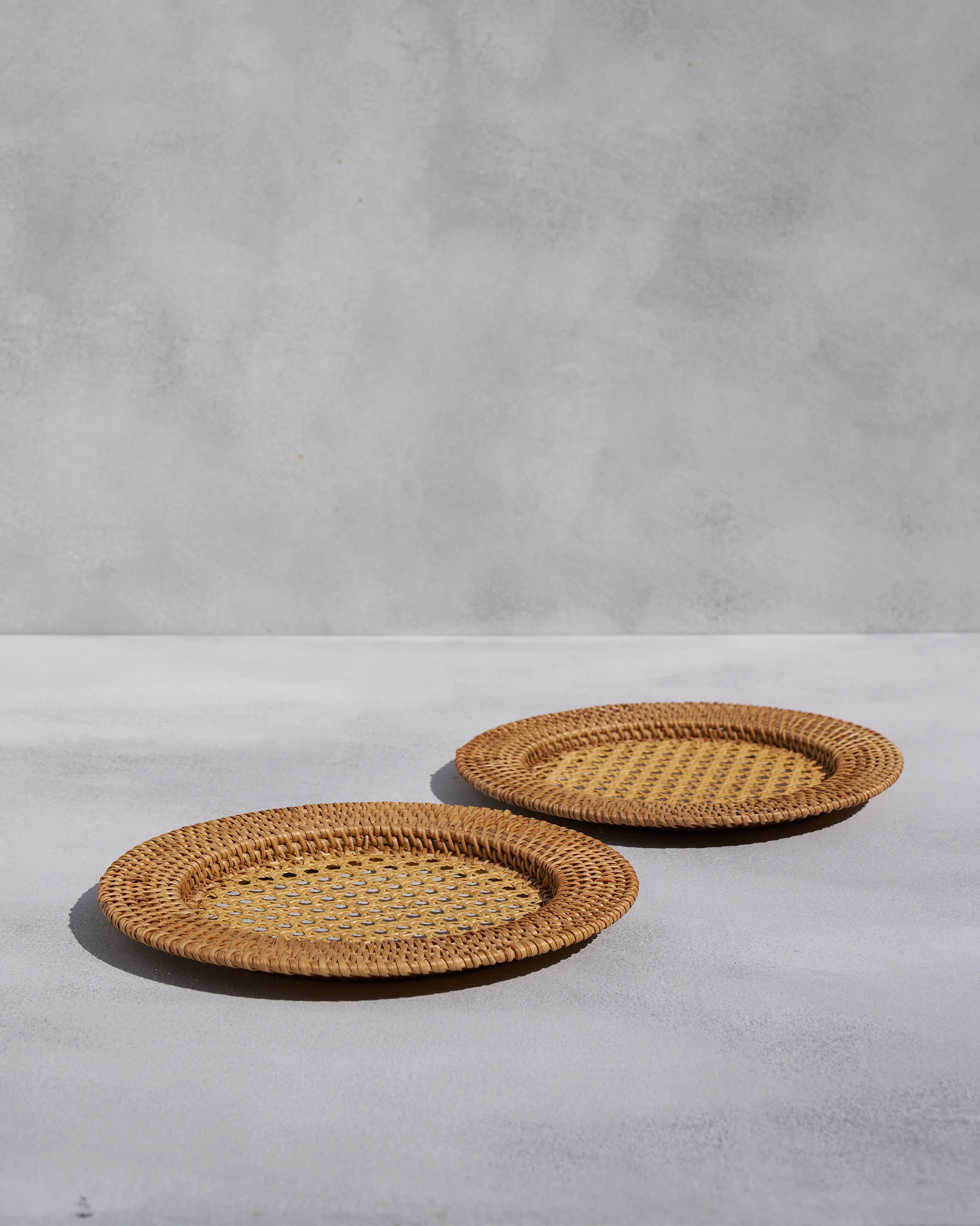 Rattan Chargers (Set of 2) - Image 3